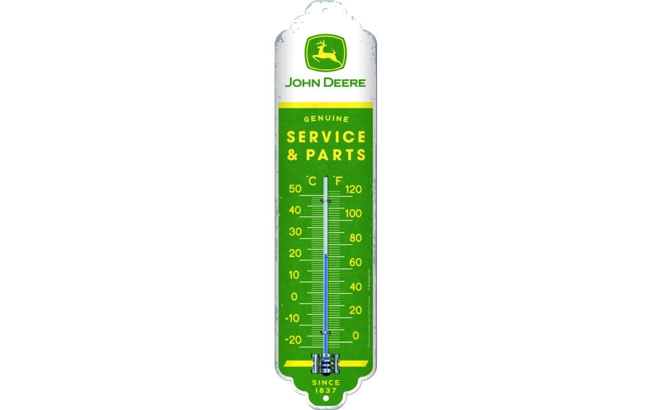 Nostalgic Art Thermometer John Deere 6.5 x 28 cm Nostalgic Art Thermometer John Deere 6.5 x 28 cm