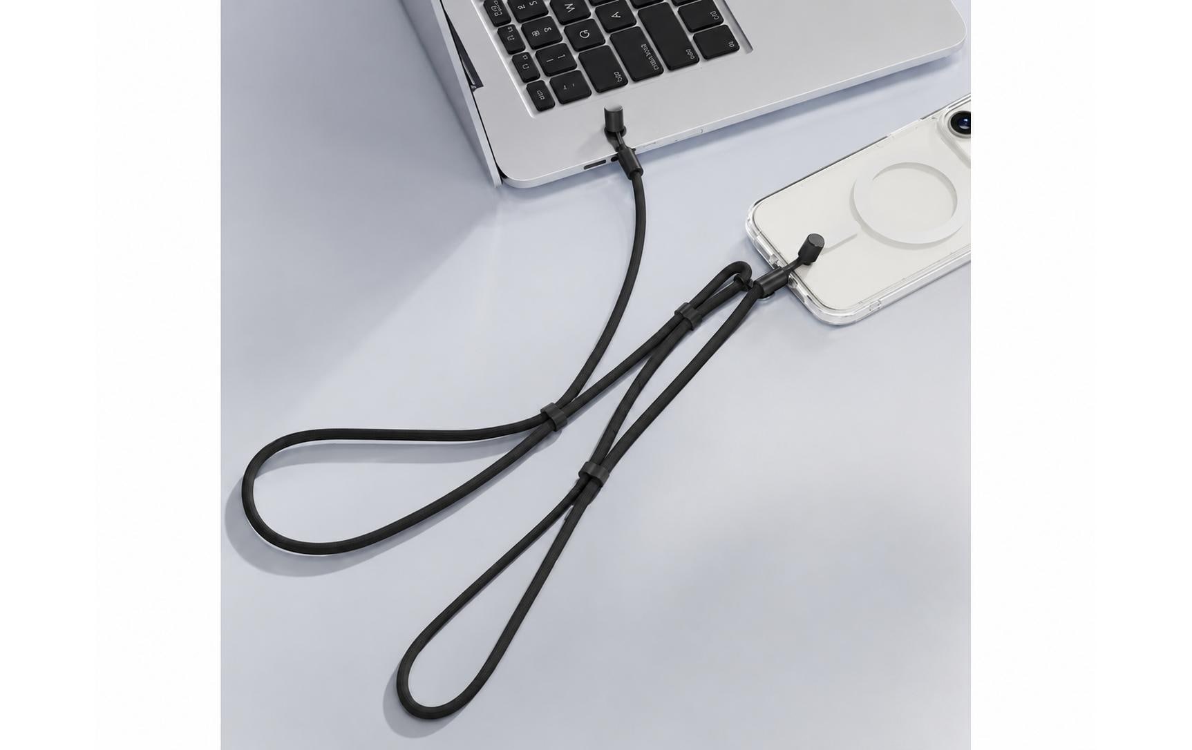 onit Smartphone‑Lanyard USB‑C 240 W, Schwarz