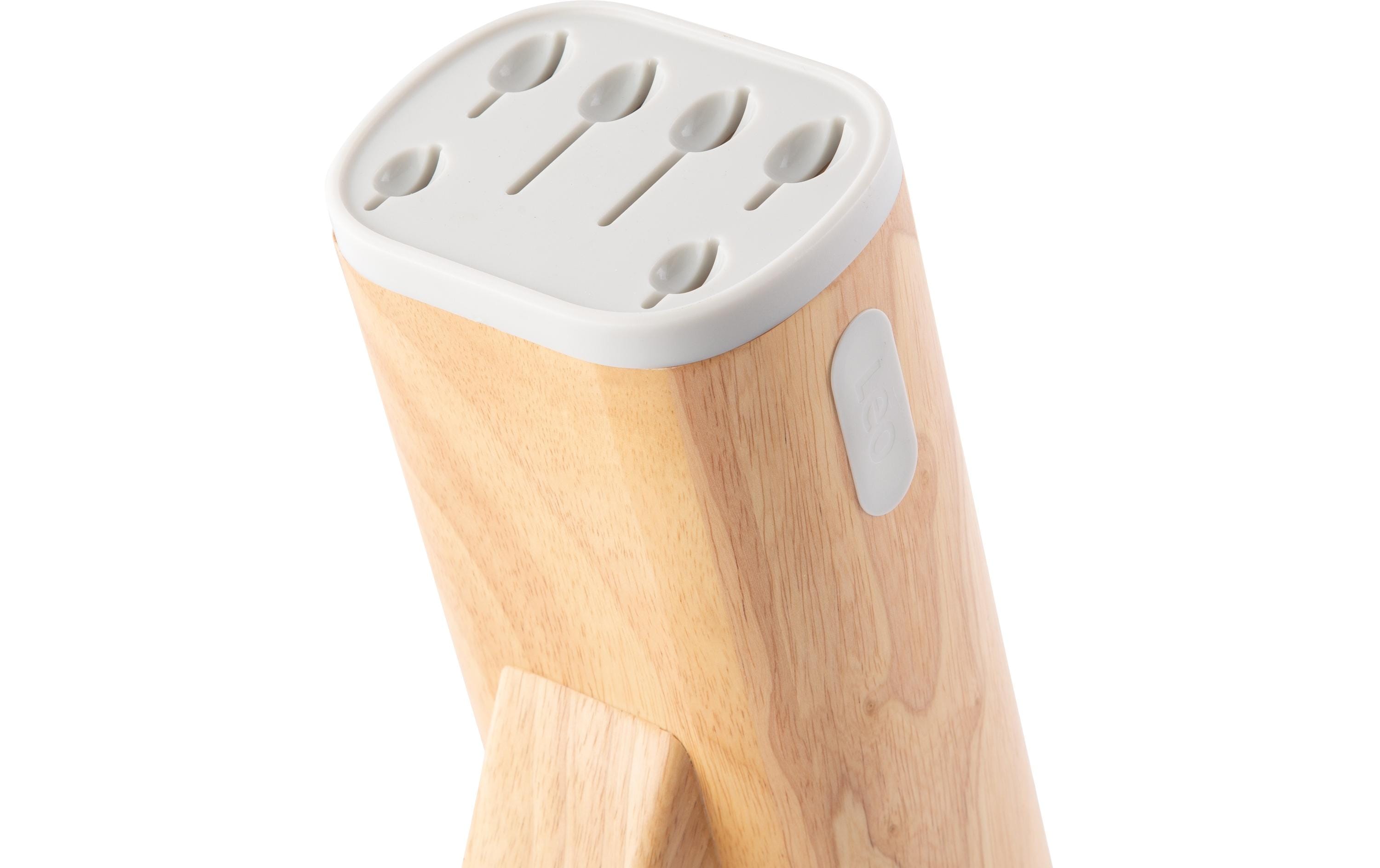 BergHOFF Messerblock-Set mit Messer Leo Spirit 7-teilig, Grau