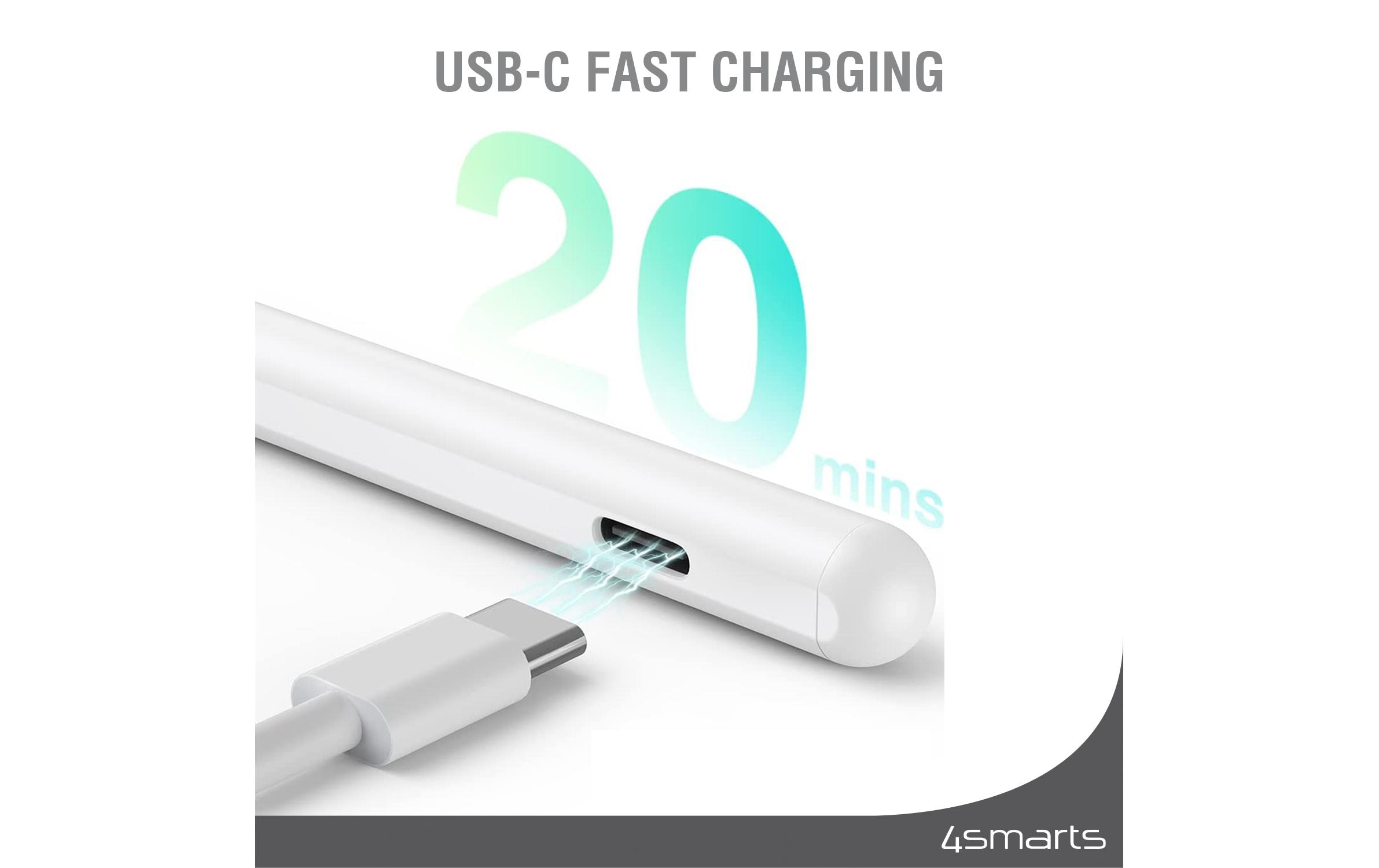 4smarts Eingabestift Pencil Pro 3 Weiss 4smarts Eingabestift Pencil Pro 3 Weiss