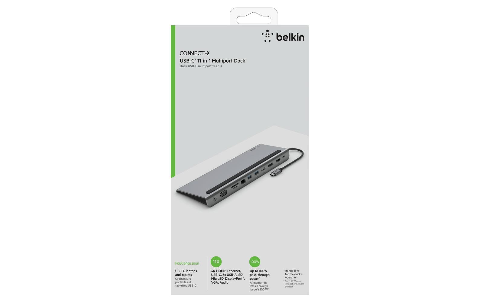 Belkin Dockingstation USB-C Multiport Dock 11-in-1