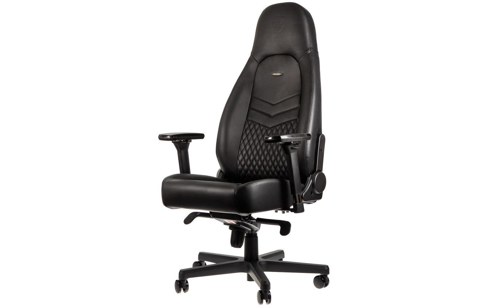 noblechairs Gaming-Stuhl ICON Echtleder Schwarz noblechairs Gaming-Stuhl ICON Echtleder Schwarz