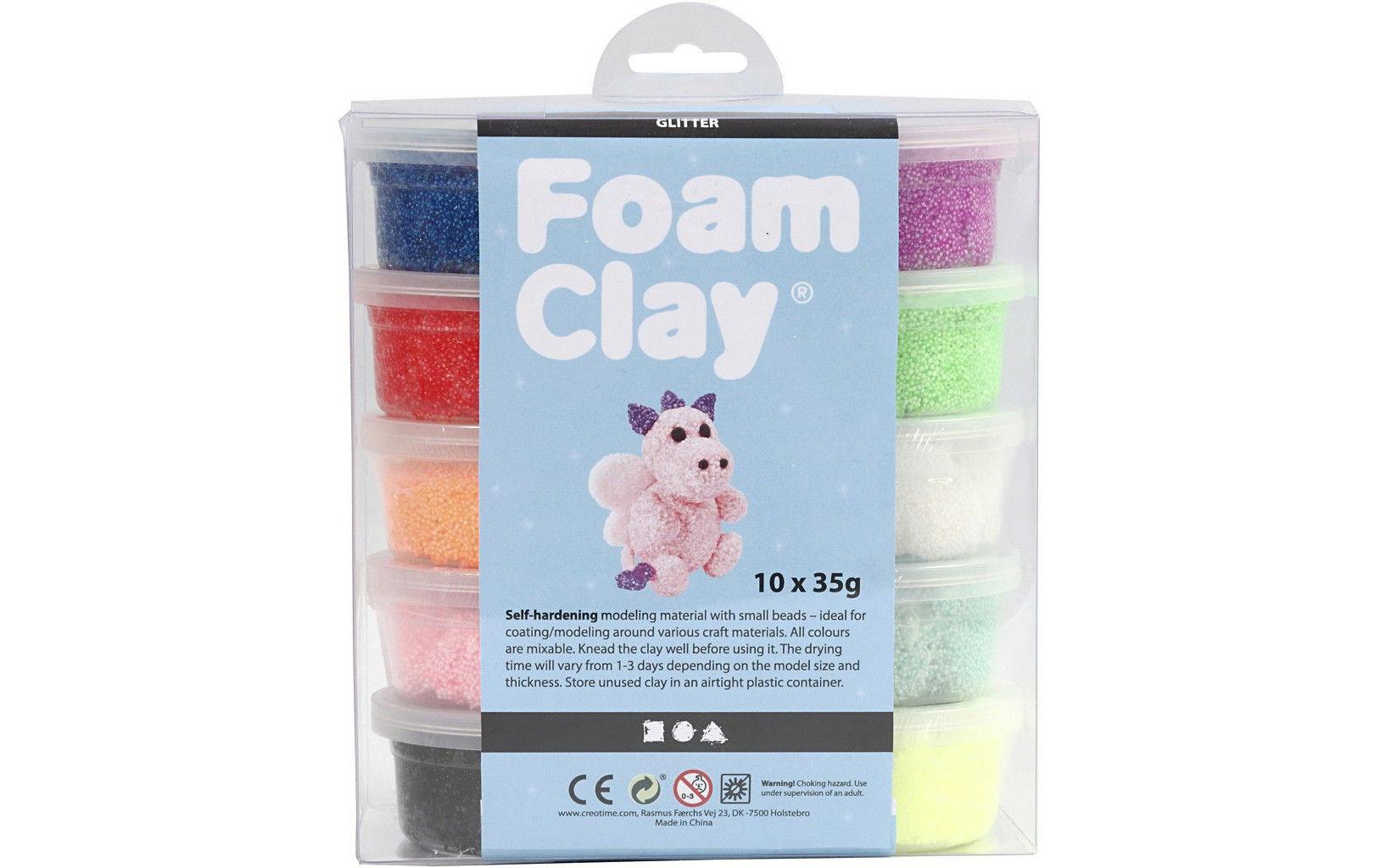 Creativ Company Modellier-Set Foam Clay Glitzer Creativ Company Modellier-Set Foam Clay Glitzer