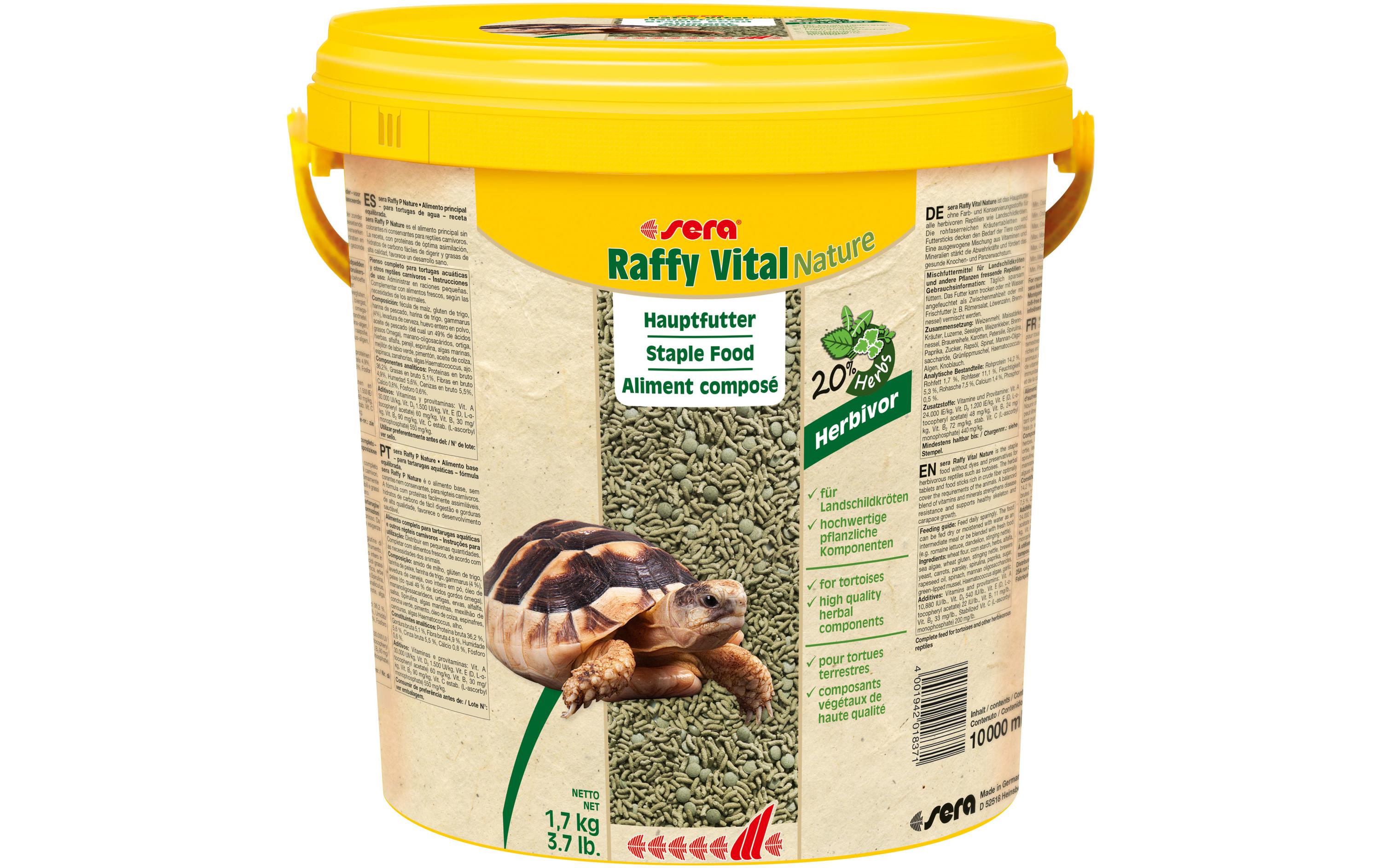sera Hauptfutter Raffy Vital Nature, 10'000 ml, 1.7 kg