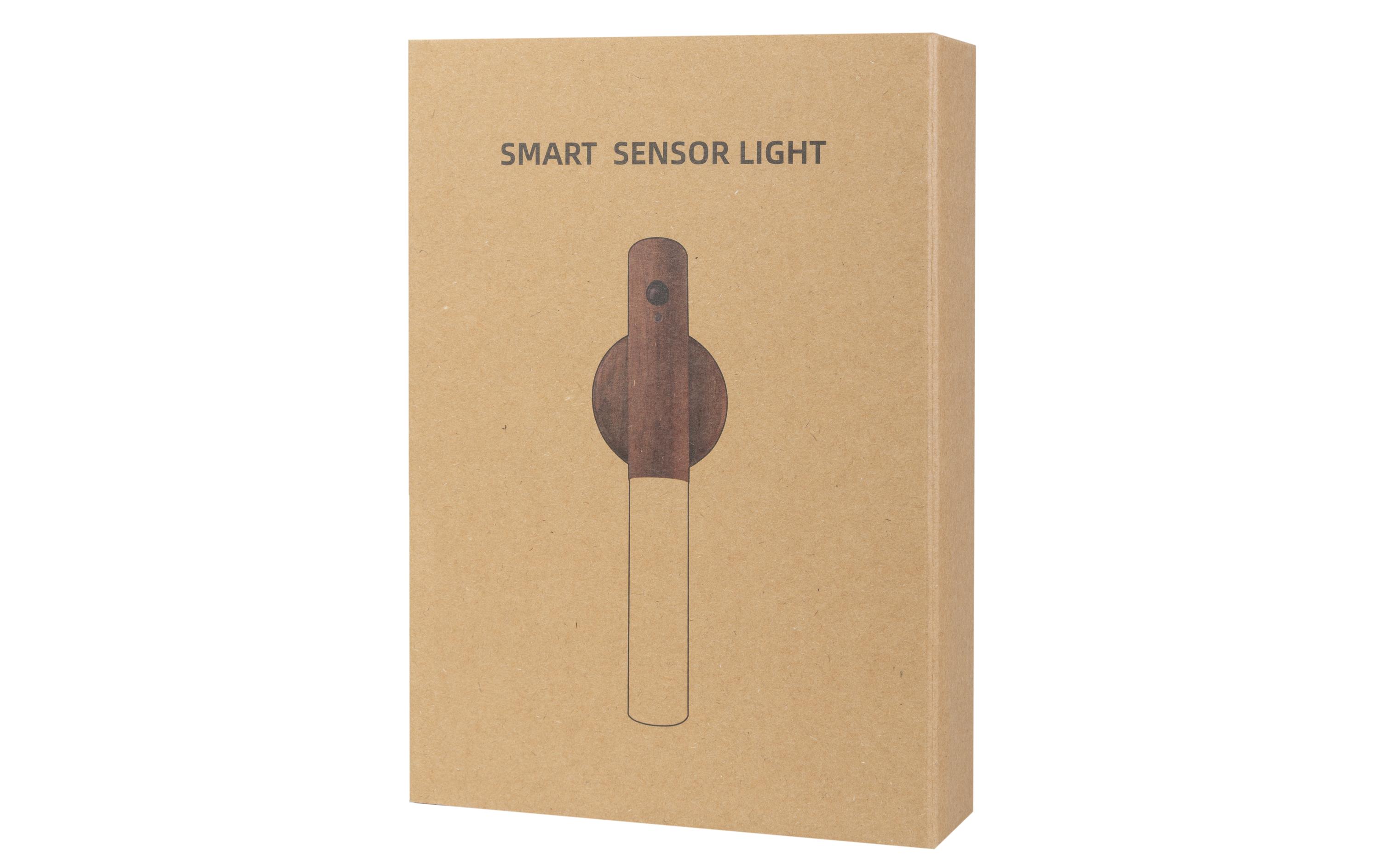 FTM Wandleuchte mit Lichtsensor, Hellbraun, 2 Stk.