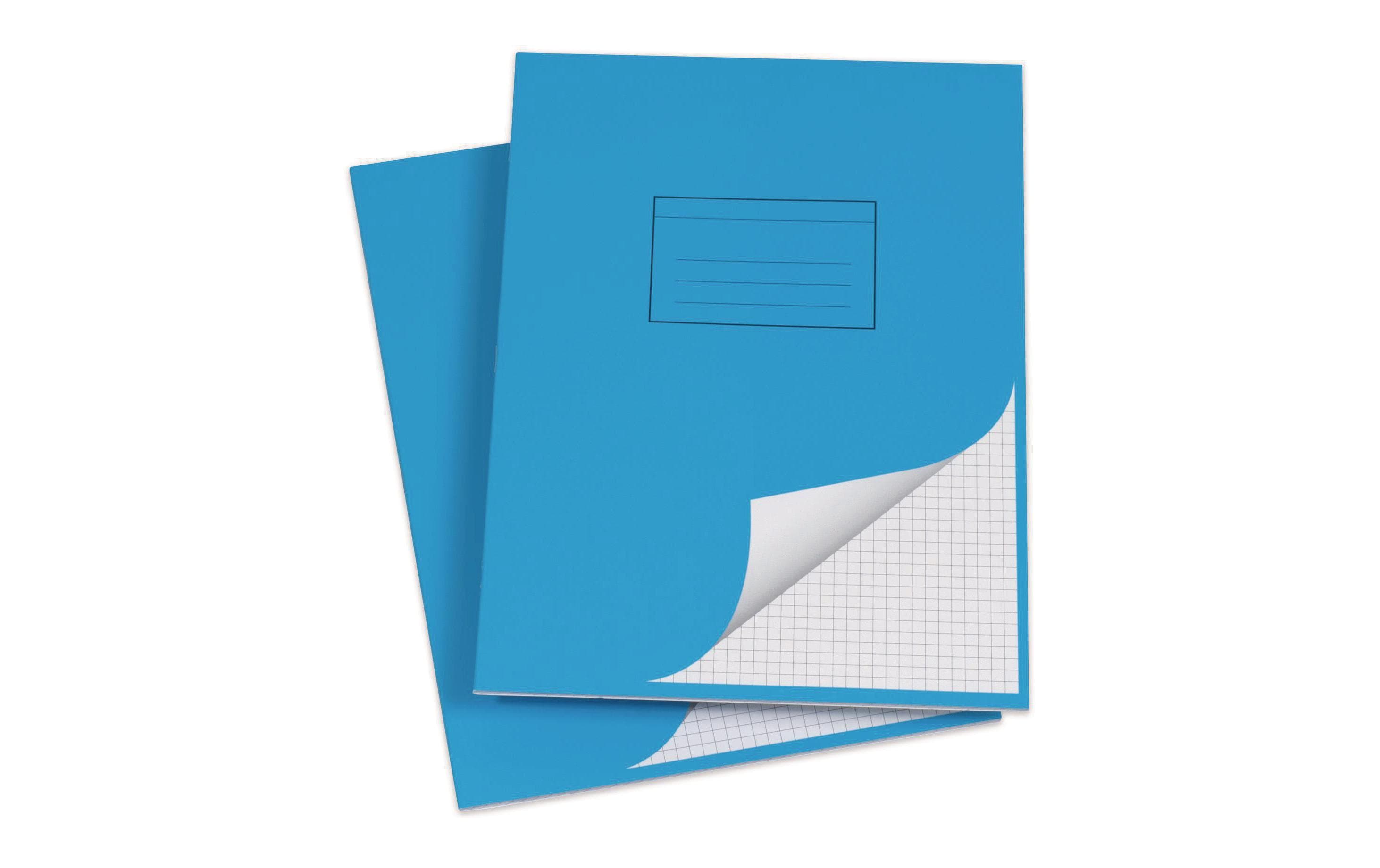 ELCO Schulheft 5 mm E5, Kariert, Blau/Weiss