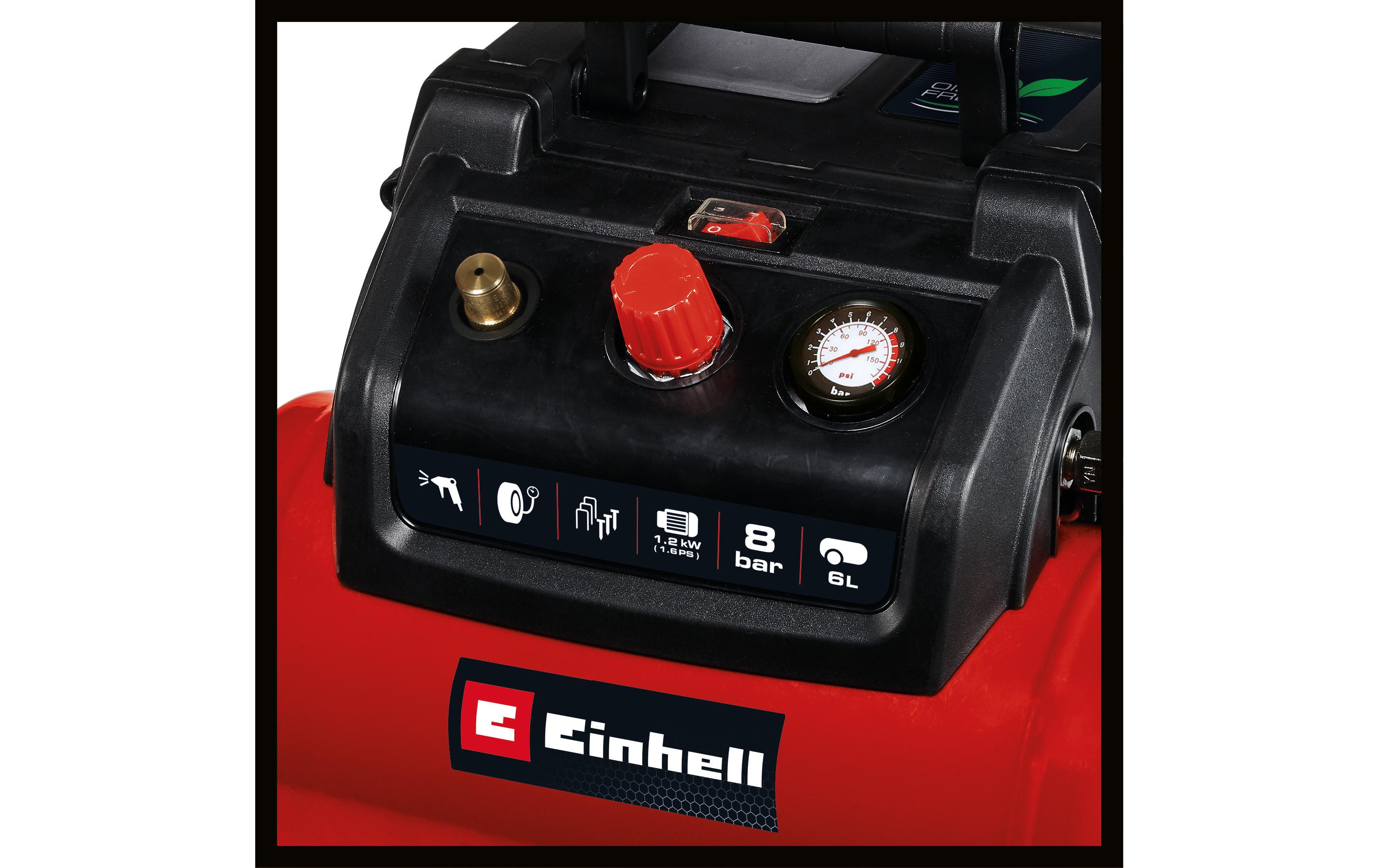 Einhell Kompressor TC-AC 190/6/8 OF Set