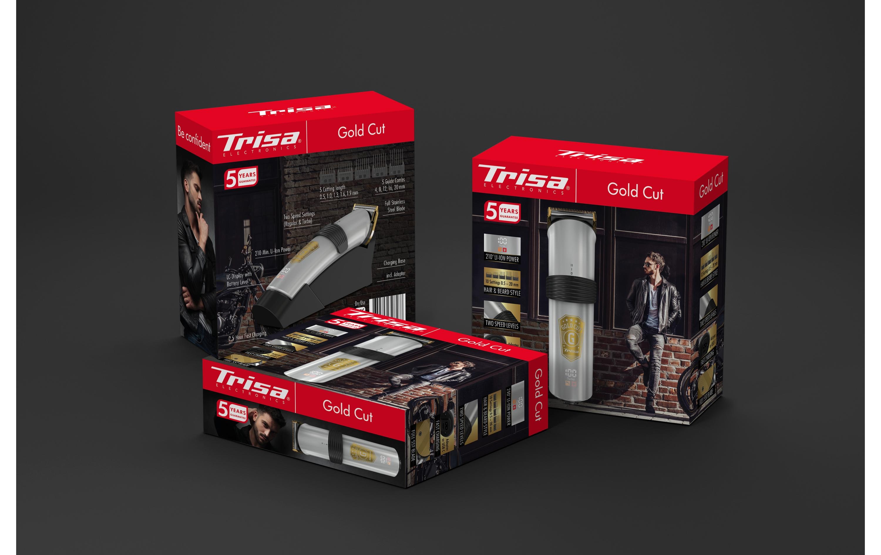 Trisa Bart- & Haarschneider Gold Cut Trisa Bart- & Haarschneider Gold Cut