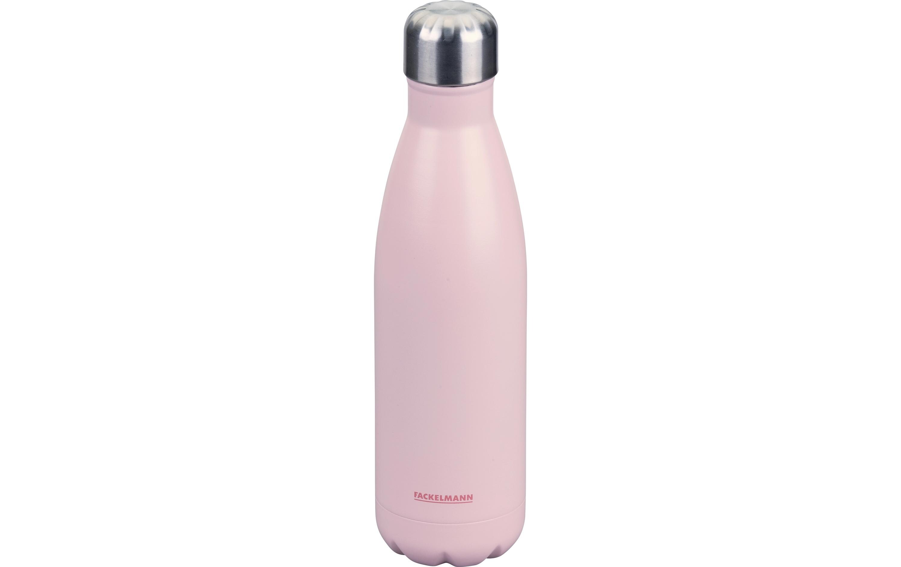 Fackelmann Trinkflasche Thermotrinkflasche 500 ml, Pastellrosa