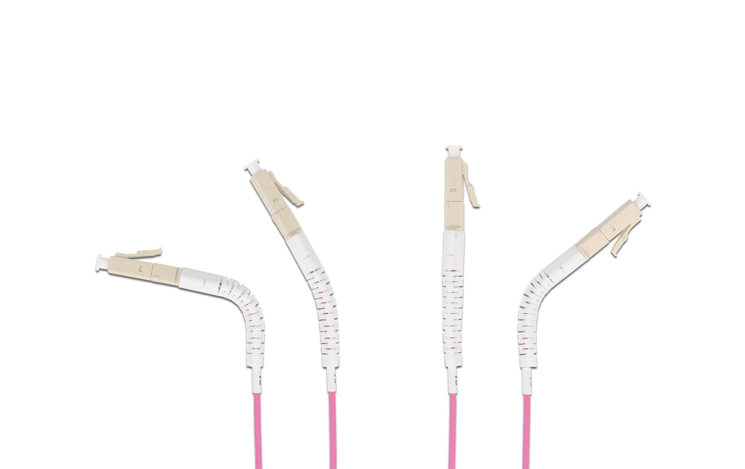 Delock LWL-Patchkabel Multimode LC – LC, OM4, Duplex, 10 m