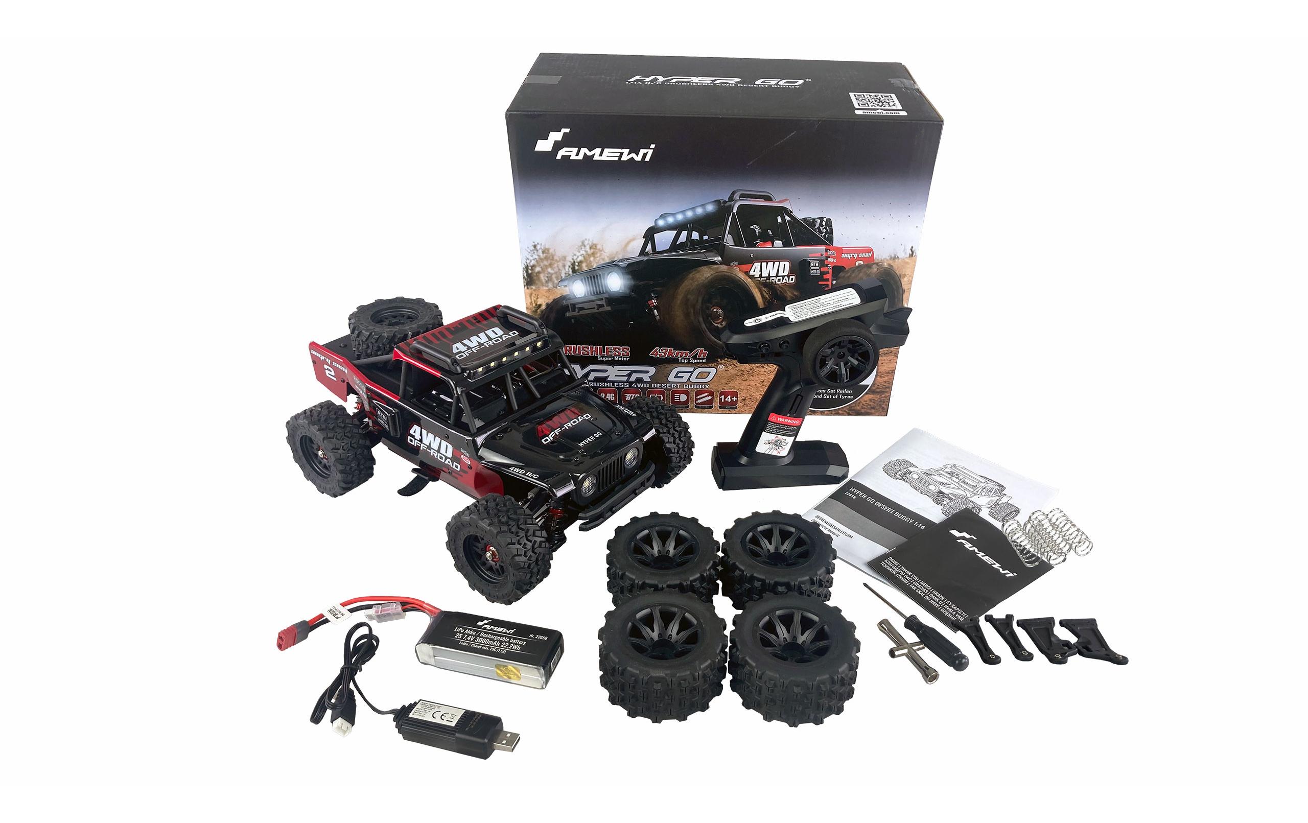 Amewi Desert Buggy Hyper Go Brushless 4WD, RTR, 1:14