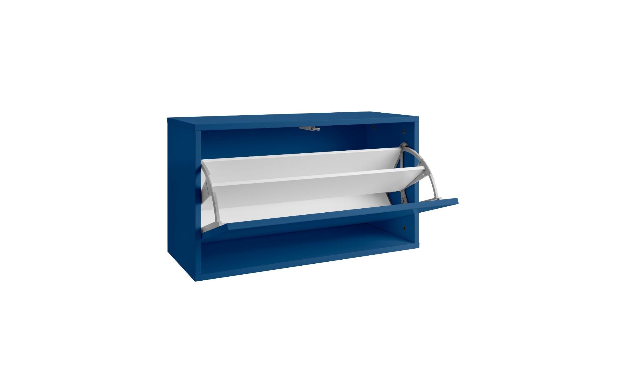 ReCollector Schuhschrank Shoe Box, 70 x 40 x 30 cm, Cobolt Blue