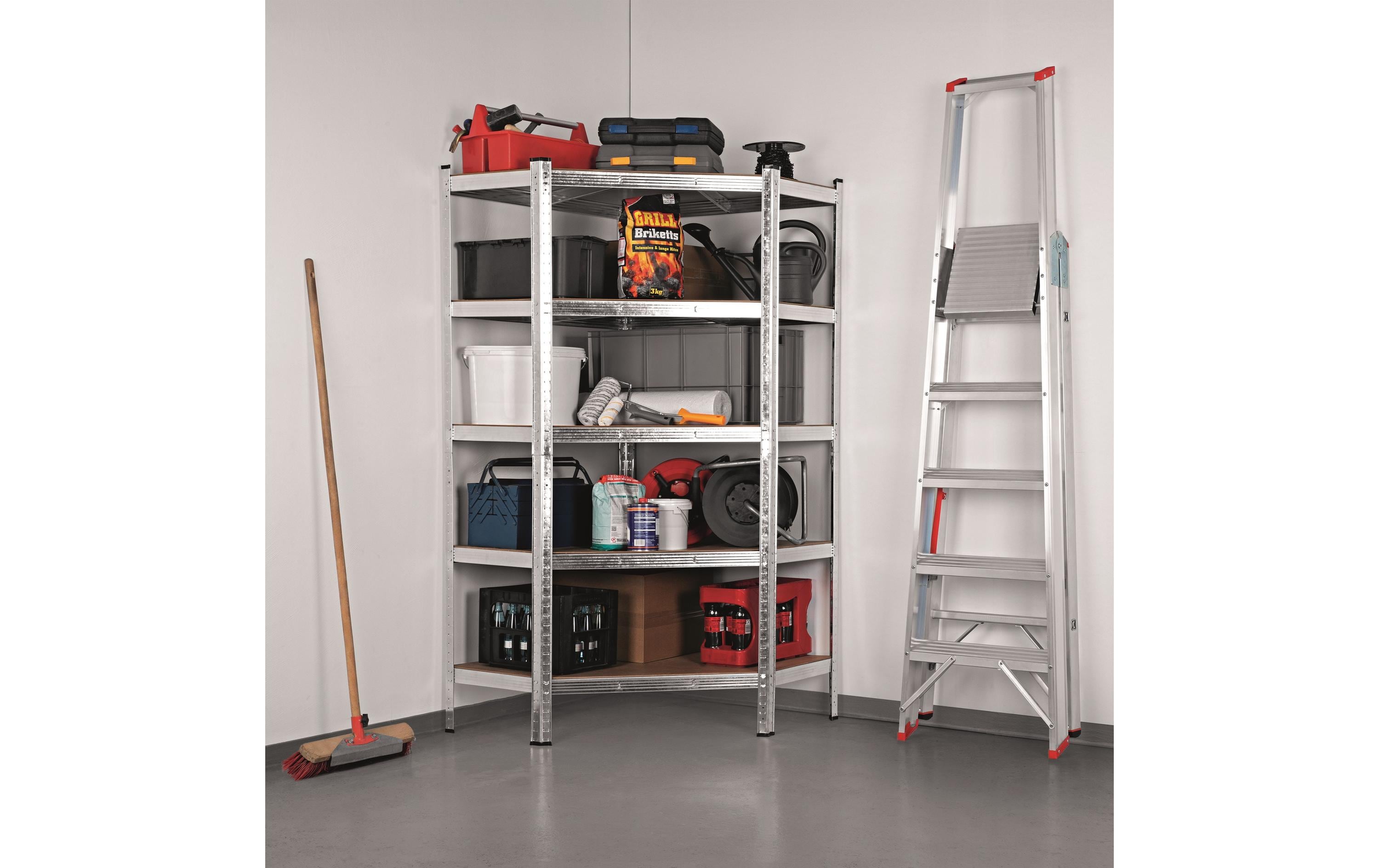 EASYmaxx Schwerlastregal 180 x 90 x 90 cm