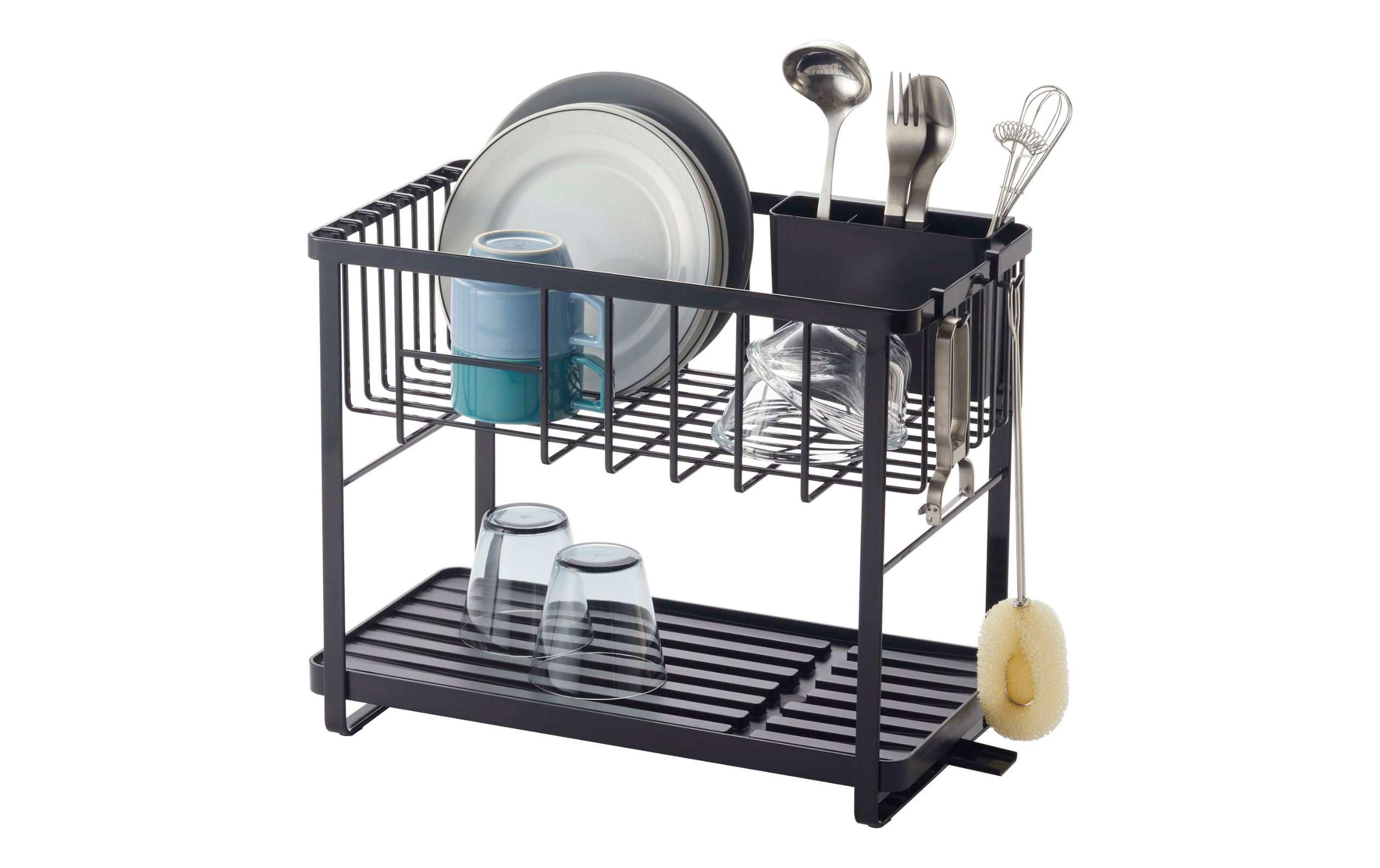 Yamazaki Abtropfgestell Tower Schwarz