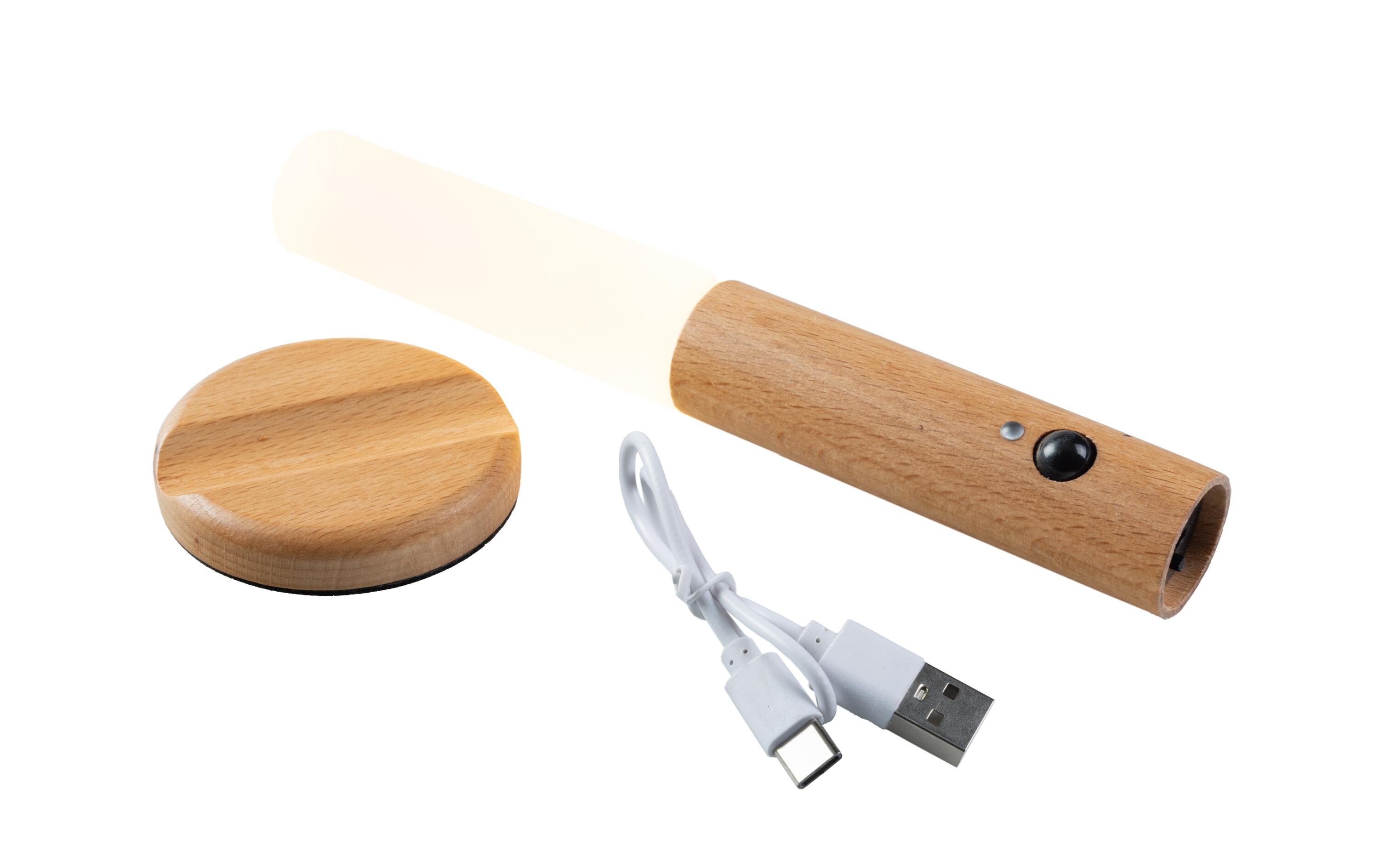 FTM Wandleuchte mit Lichtsensor, Hellbraun, 2 Stk.