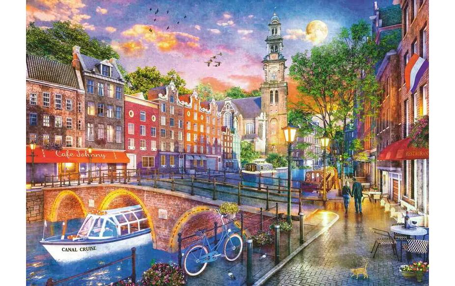 Ravensburger Puzzle Sonnenuntergang Amsterdam 1000 Teile