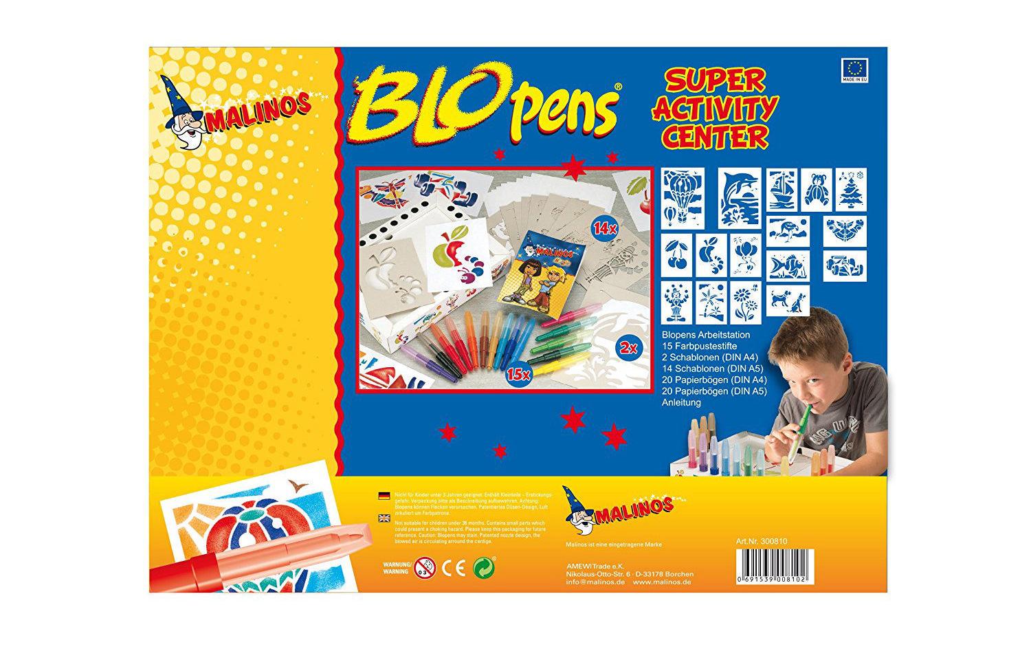 Malinos Airbrushstift Blopens 15 Stück