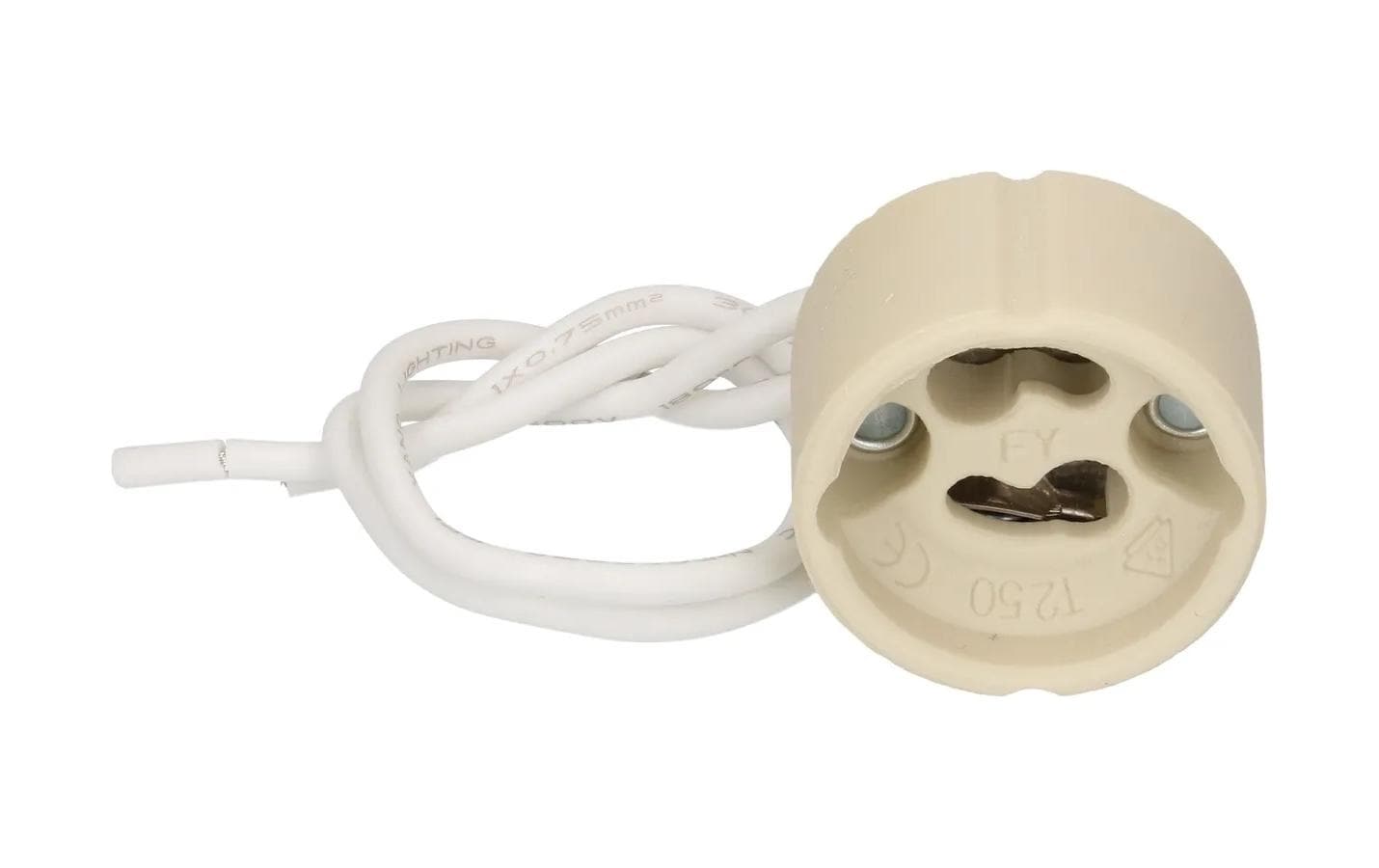 Max Hauri Lampenfassung GU10/GZ10/PTFE Länge: 150 mm Max Hauri Lampenfassung GU10/GZ10/PTFE Länge: 150 mm