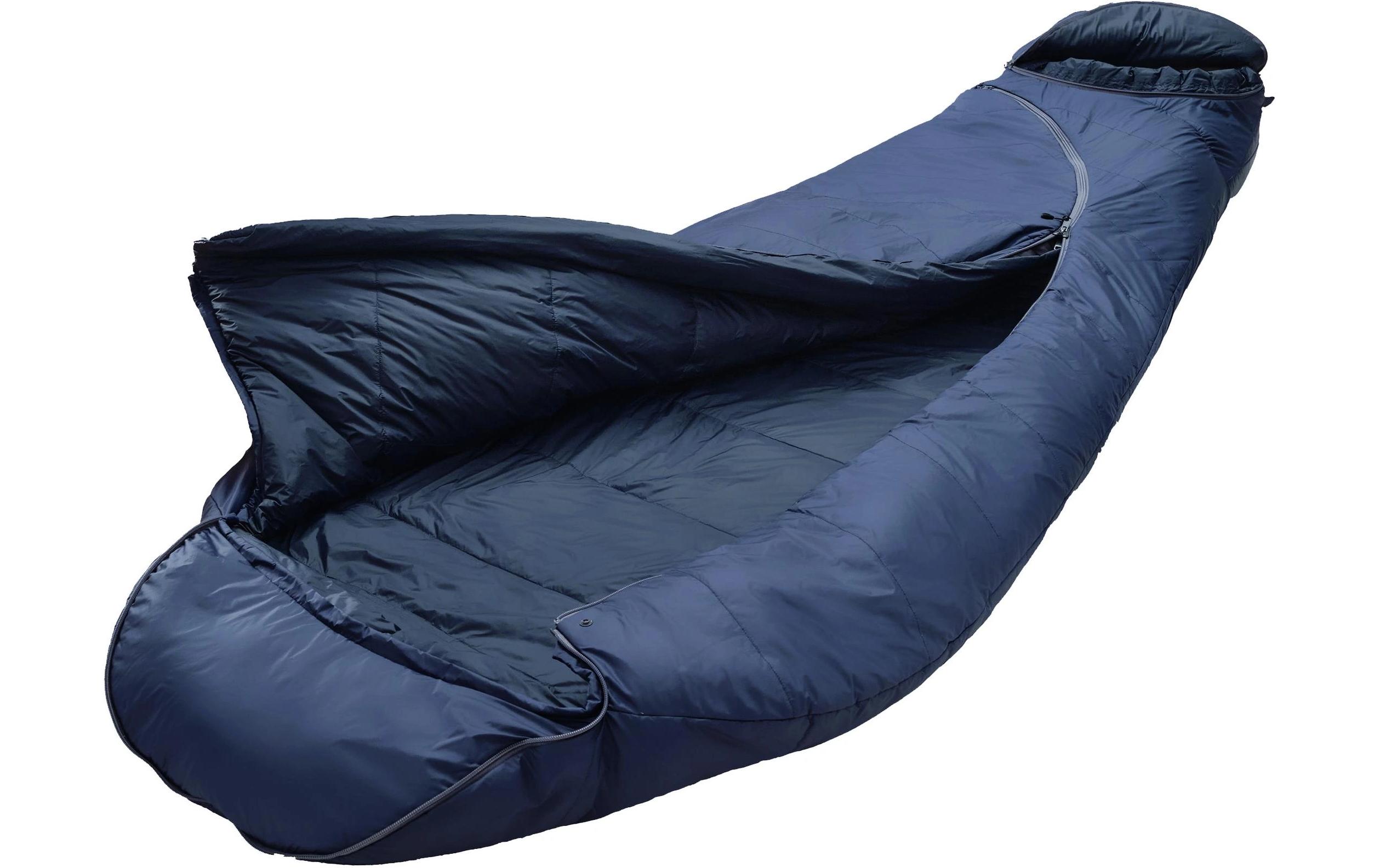 Grüezi Bag Schlafsack Biopod Wolle Zero Nylon, Night Blue