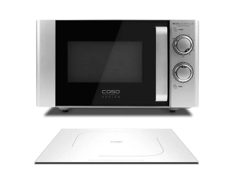Caso Mikrowelle MG 20 Ecostyle Ceramic Schwarz/Silber Caso Mikrowelle MG 20 Ecostyle Ceramic Schwarz/Silber