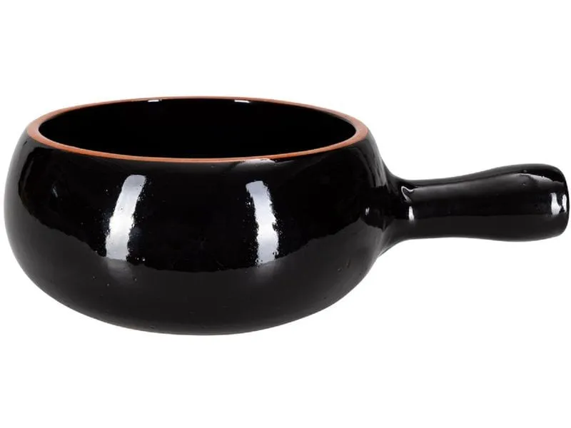 Nouvel Fondue-Caquelon Bombata-Nero-Shine, Ø 22 cm, Schwarz Nouvel Fondue-Caquelon Bombata-Nero-Shine, Ø 22 cm, Schwarz