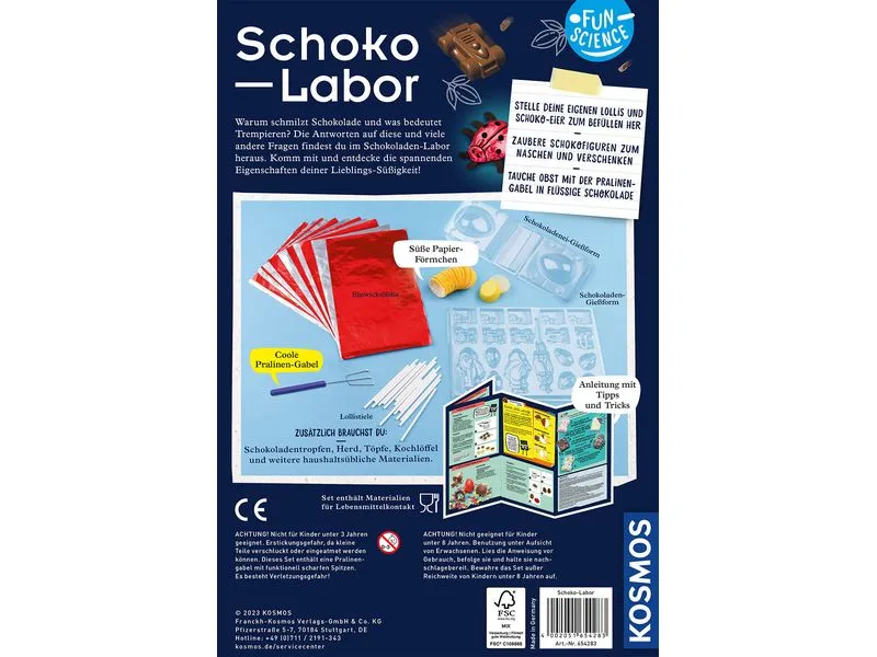 Kosmos Fun Science Schoko-Labor Kosmos Fun Science Schoko-Labor
