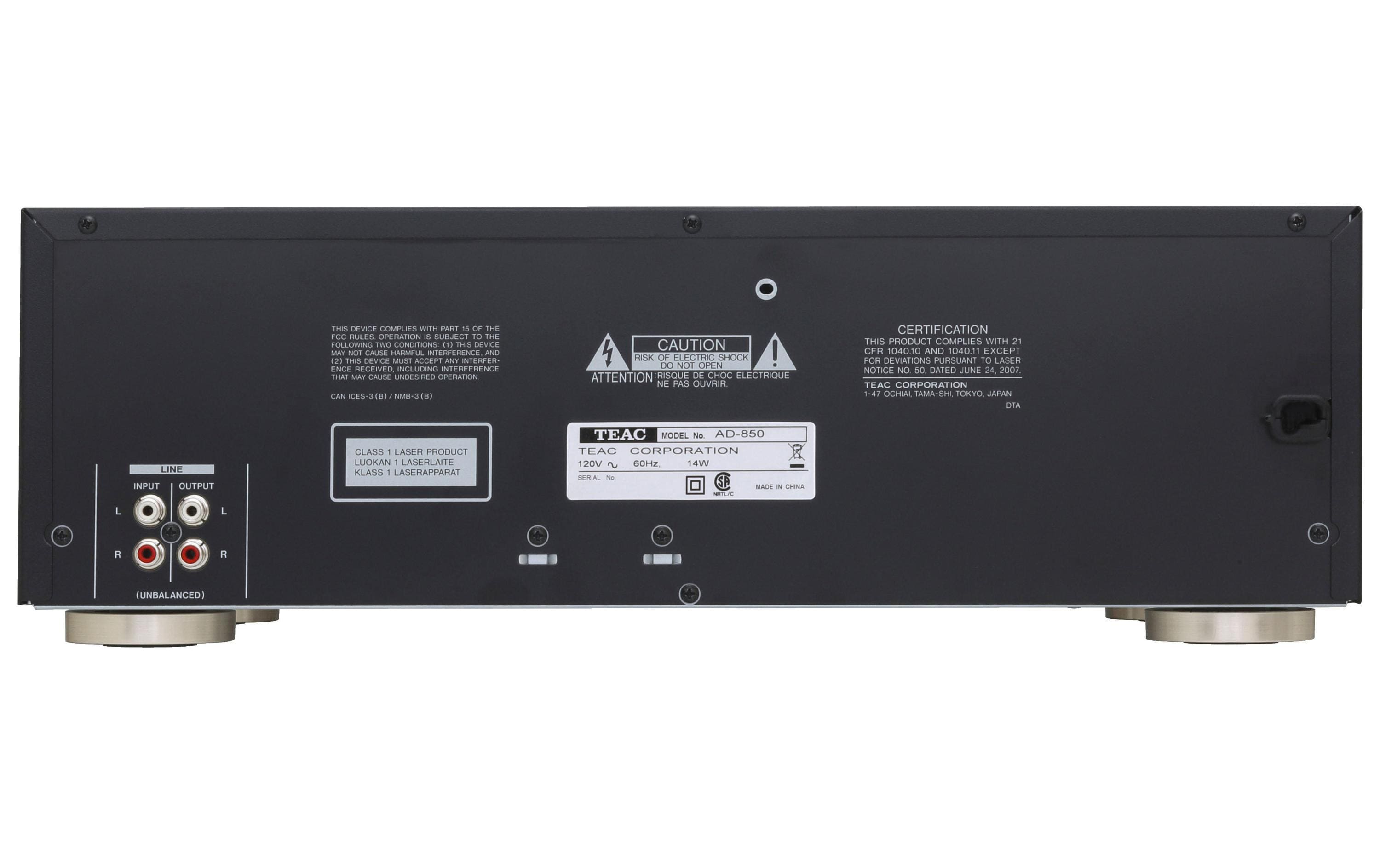 TEAC AD-850-B Schwarz