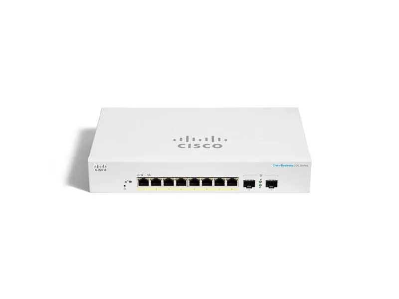 Cisco PoE+ Switch CBS220-8P-E-2G 10 Port Cisco PoE+ Switch CBS220-8P-E-2G 10 Port
