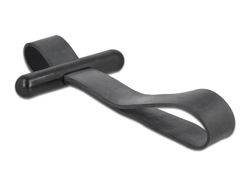 Delock Kabelbinder mit Gummischlaufe Schwarz 26 mm x 15 mm Delock Kabelbinder mit Gummischlaufe Schwarz 26 mm x 15 mm