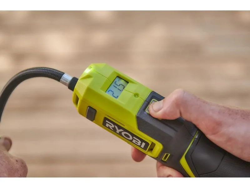 Ryobi Werkstatt Akku-Kompressor Mini 4 V USB RI4-120G Ryobi Werkstatt Akku-Kompressor Mini 4 V USB RI4-120G