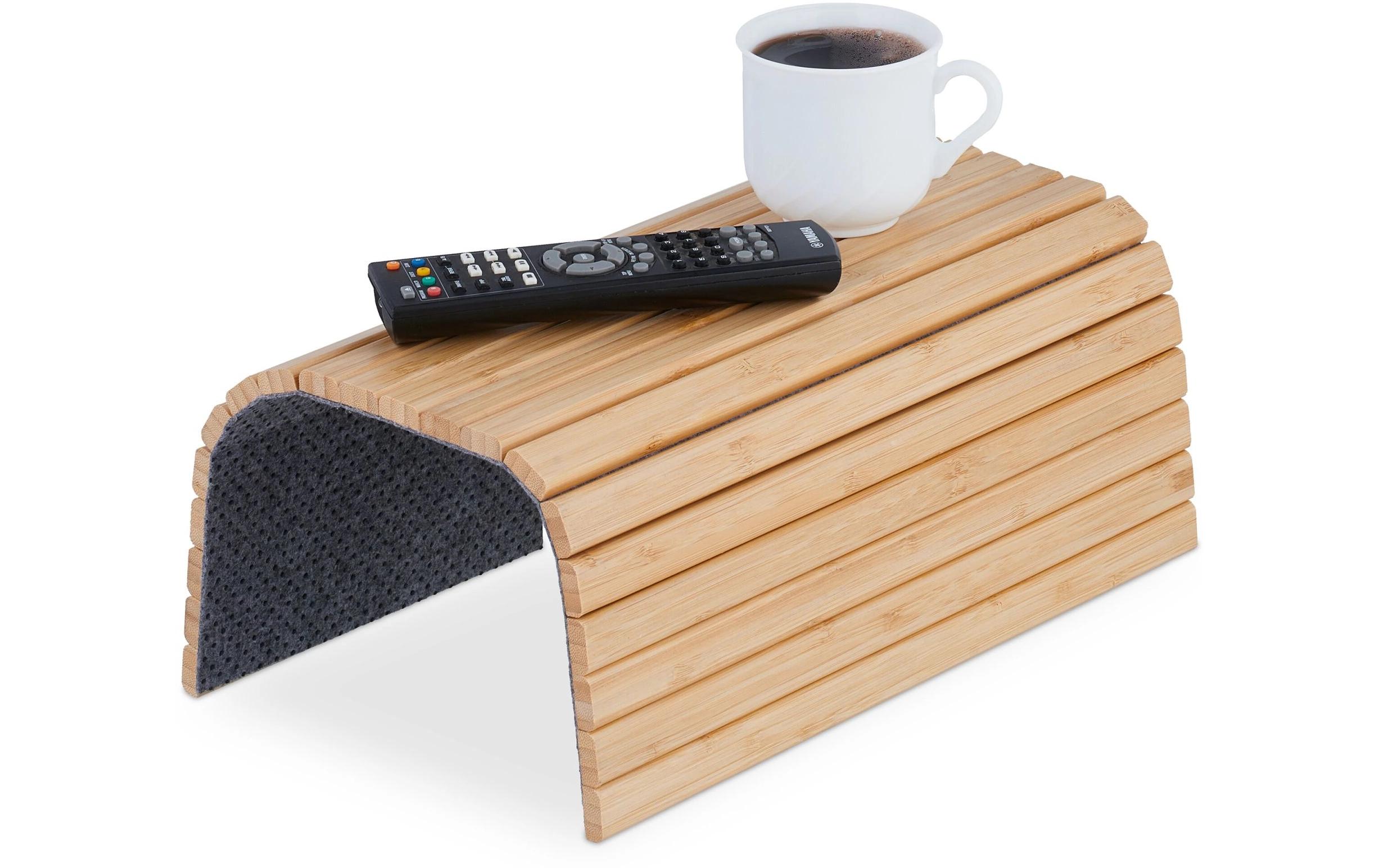 relaxdays Serviertablett Natur