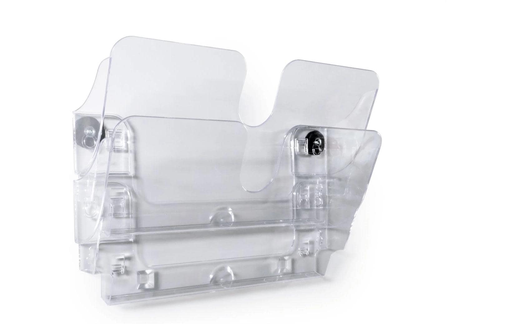 DURABLE Prospektständer Flexiplus 2-er, Transparent, A4 DURABLE Prospektständer Flexiplus 2-er, Transparent, A4