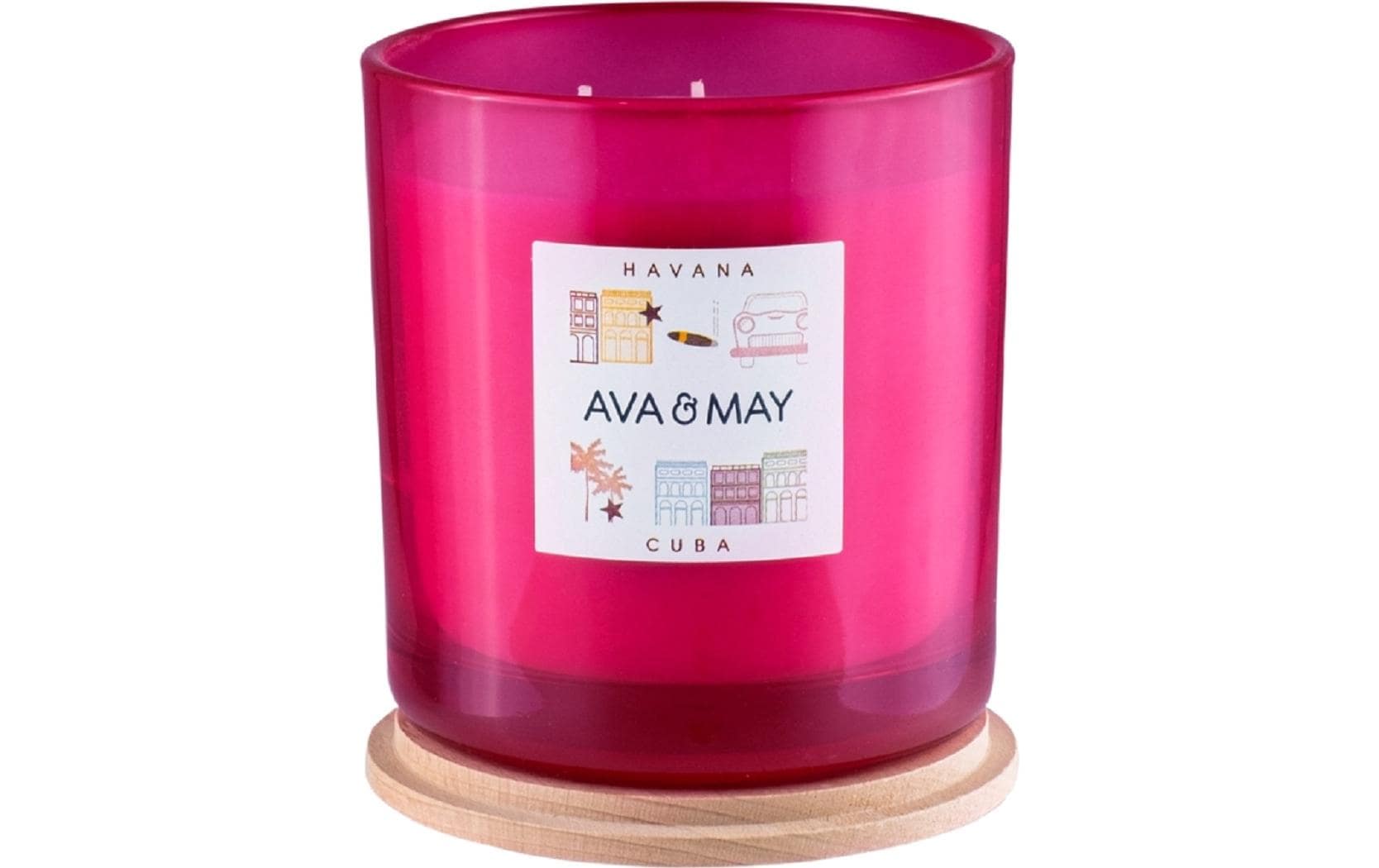 AVA & MAY Duftkerze Havanna Gross, 500 g