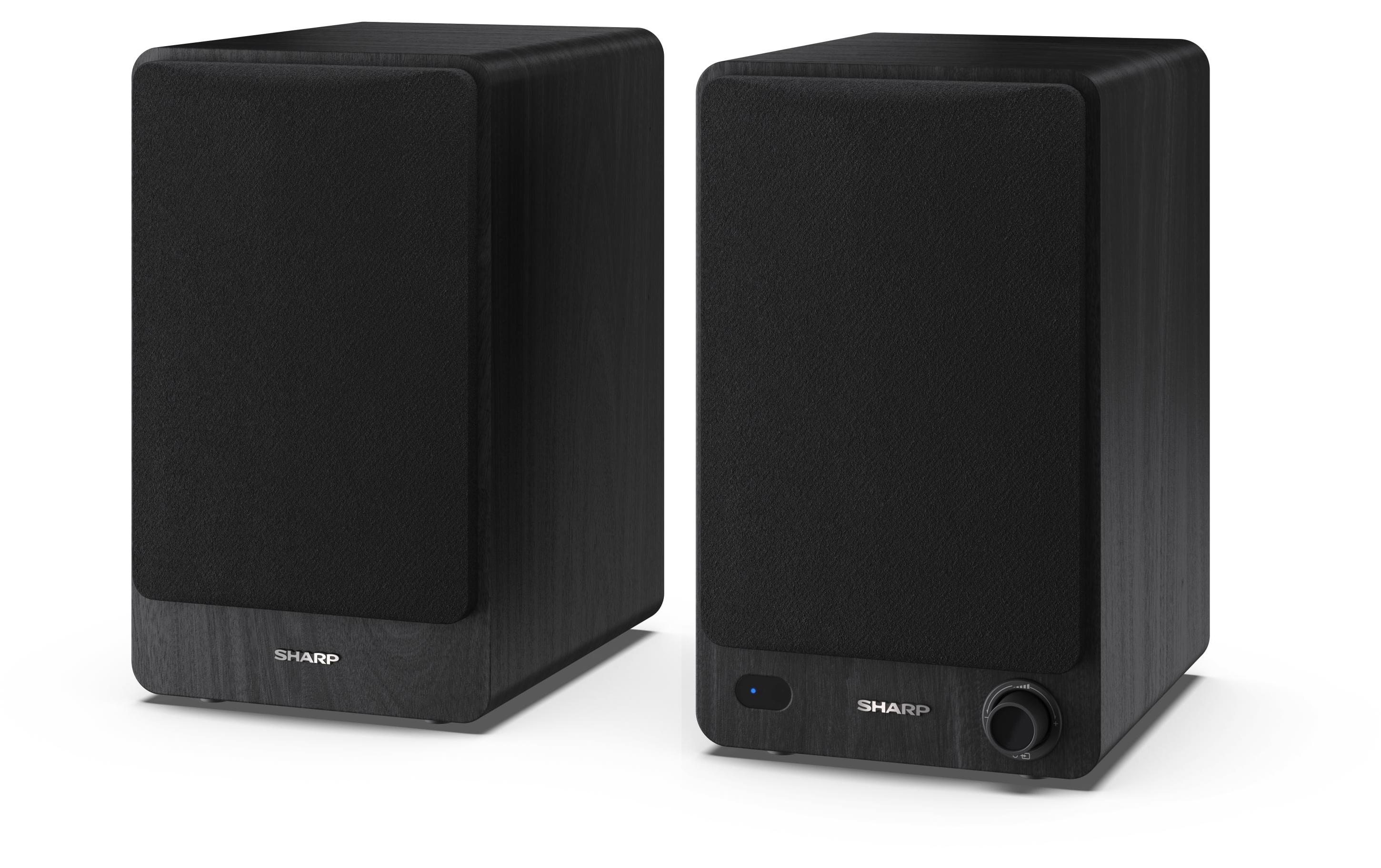 Sharp Regallautsprecher Paar CP-SS30 – Schwarz Sharp Regallautsprecher Paar CP-SS30 – Schwarz