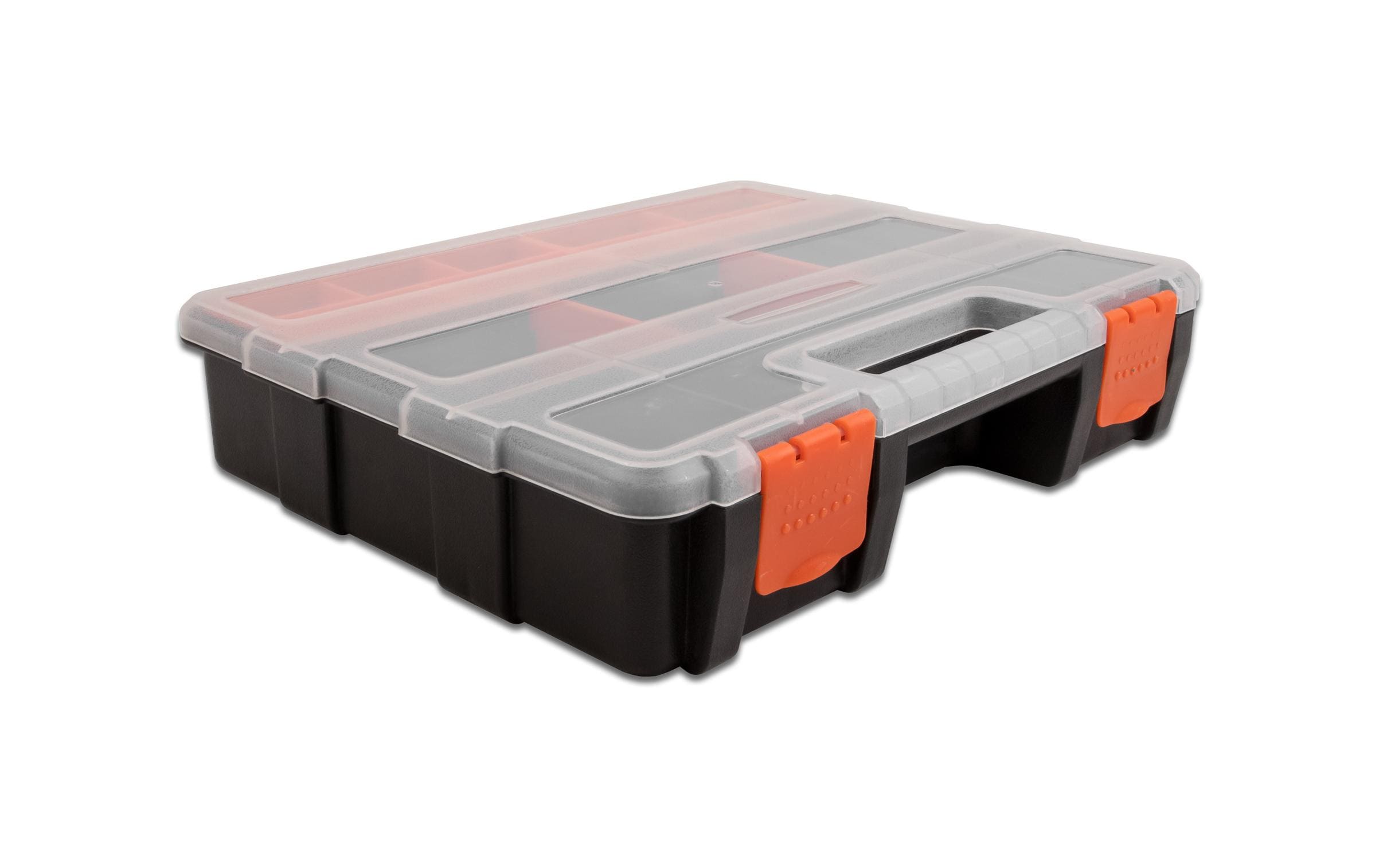 Delock Sortimentskasten Orange / Schwarz 21 Fächer Delock Sortimentskasten Orange / Schwarz 21 Fächer