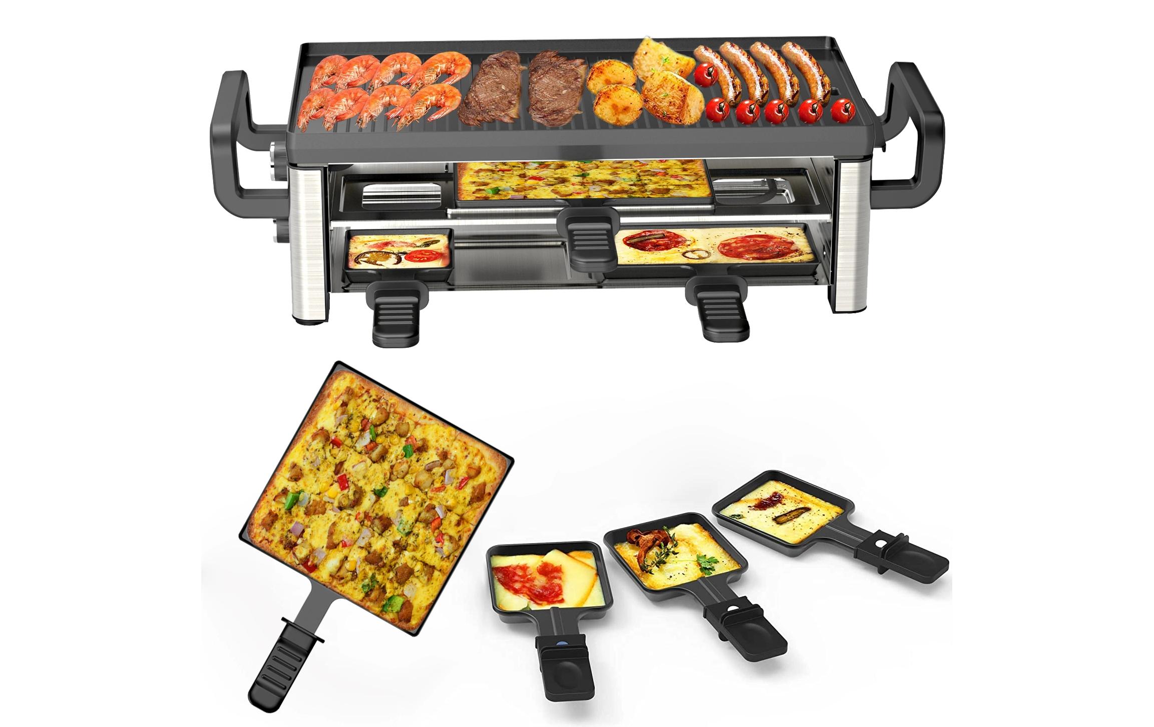 OHMEX Raclette-Grill OHM-RCL-2946 8 Personen