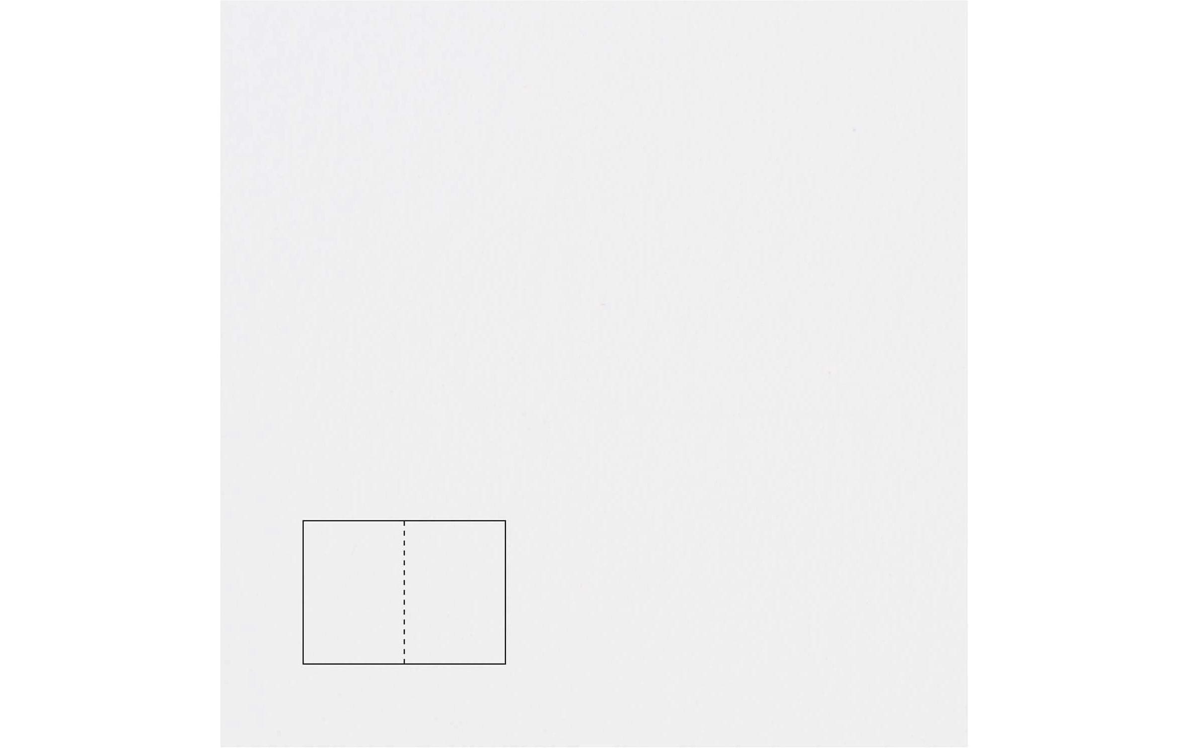 Rico Design Paper Poetry Essentials Klappkarte A6, Hochweiss