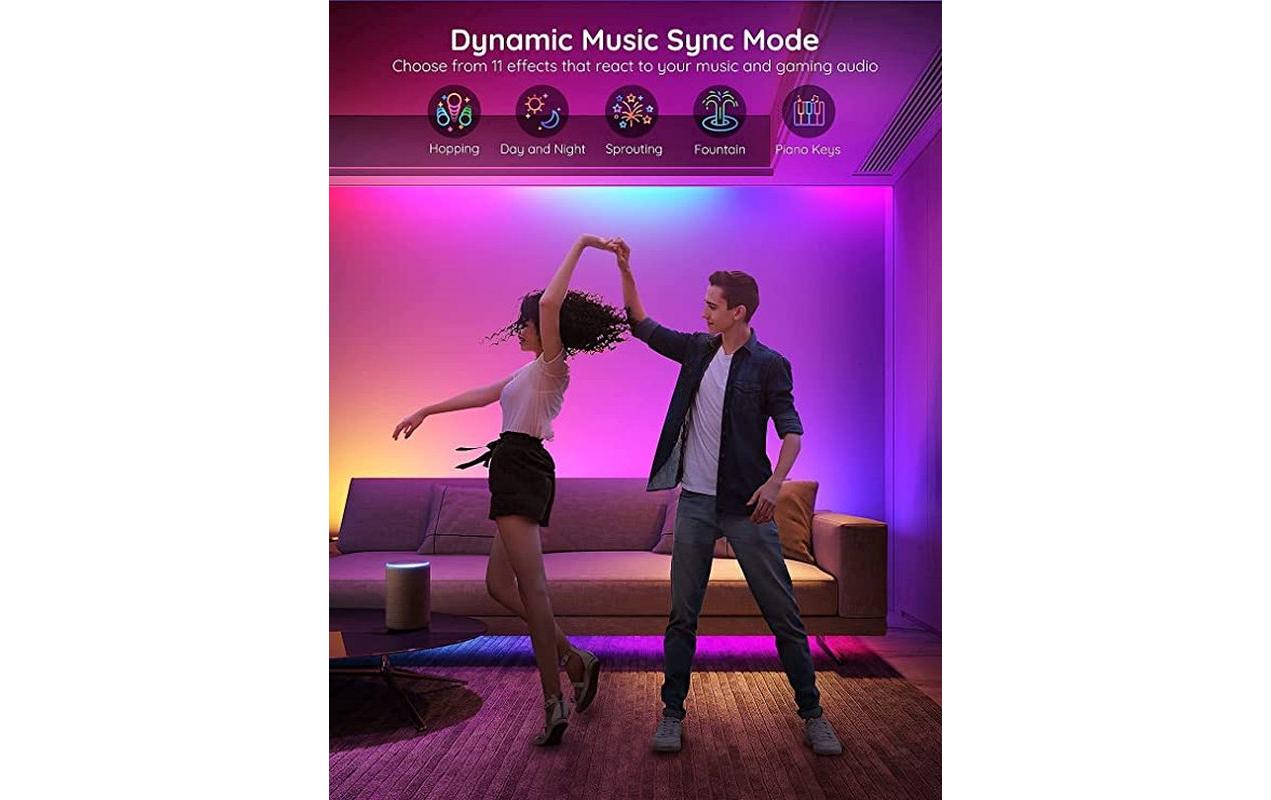 Govee LED Stripe Basic, 5 m, RGBIC, Wi-Fi + Bluetooth