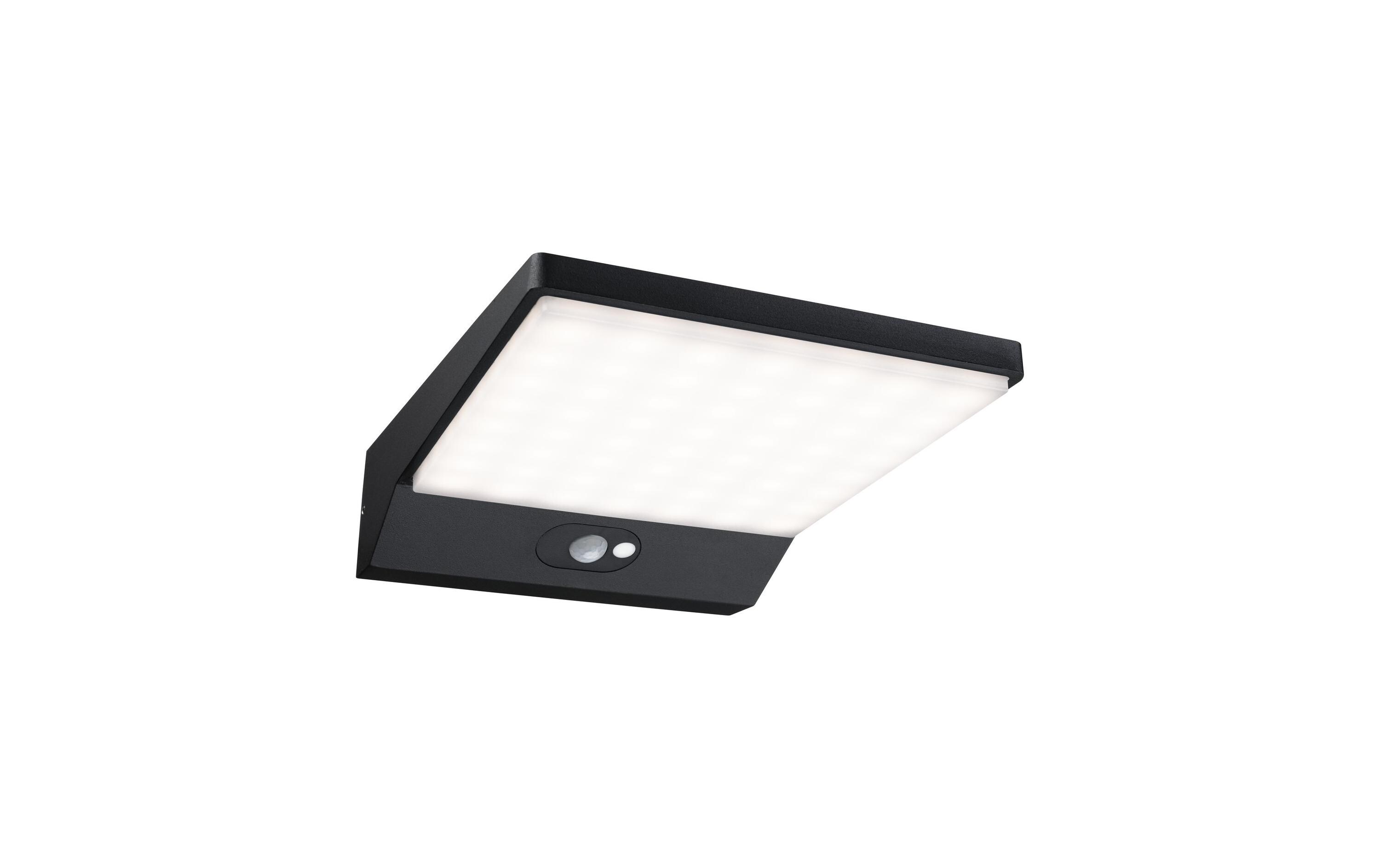 Paulmann Solar LED Aussenwandleuchte Ronas, Dunkelgrau