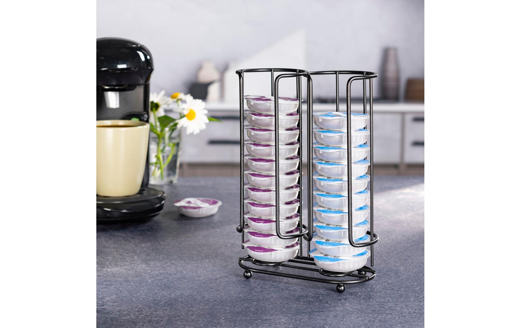 Xavax Kapselspender Tassimo, für 26 Kapseln, Schwarz matt