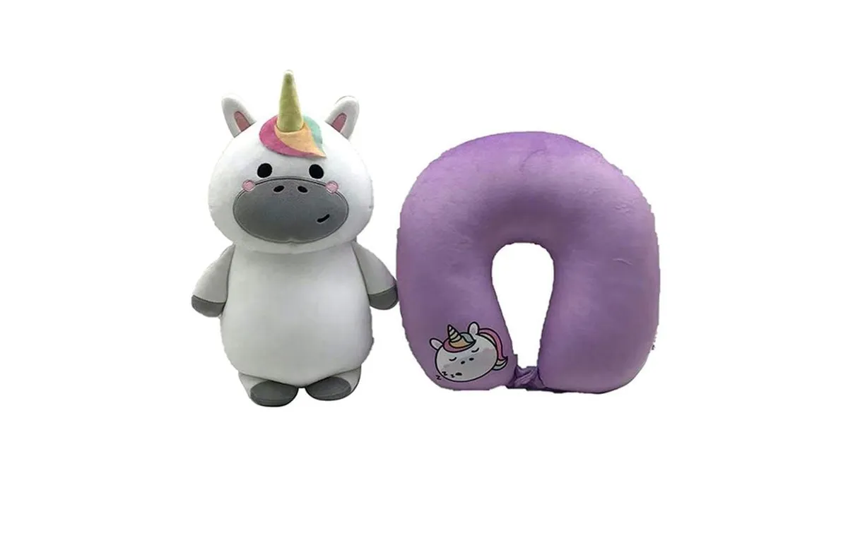 Sombo Reisekissen Plüsch 2 in 1 Einhorn Sombo Reisekissen Plüsch 2 in 1 Einhorn