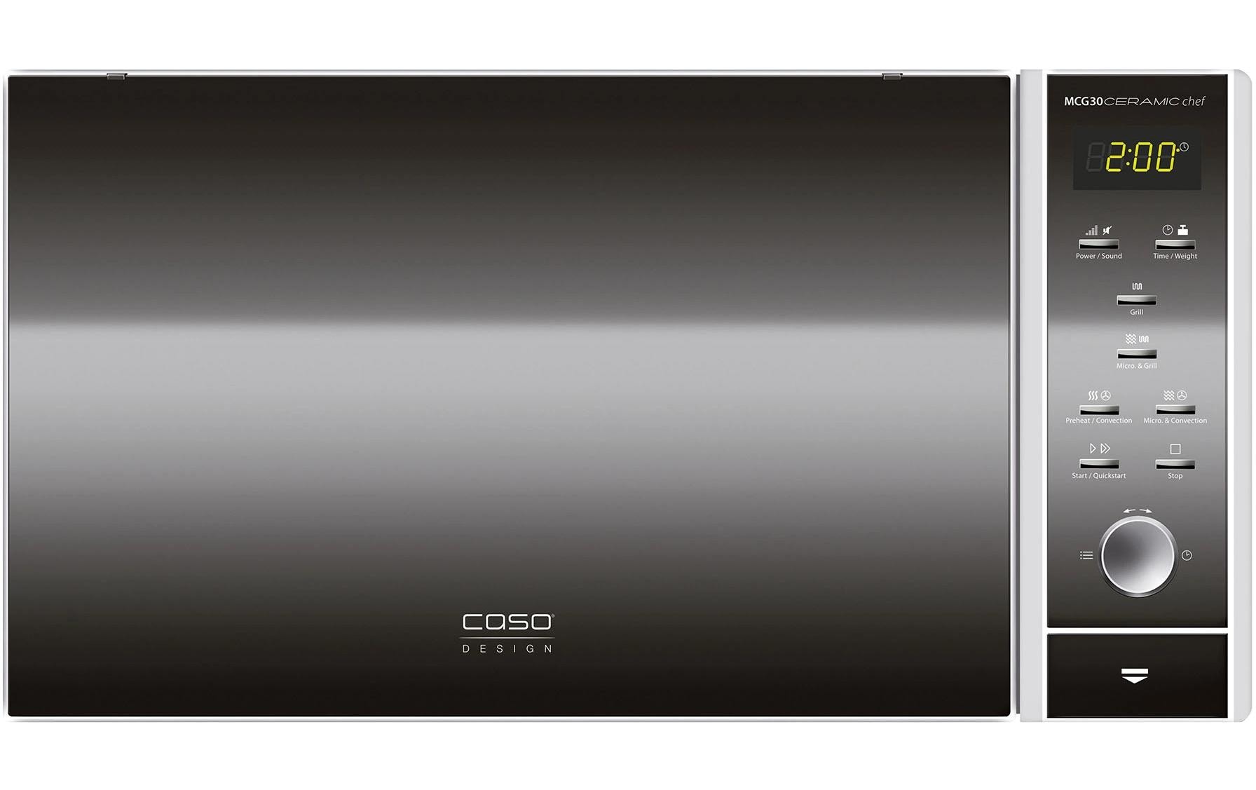 Caso Mikrowelle MCG30 Ceramic Chef Schwarz