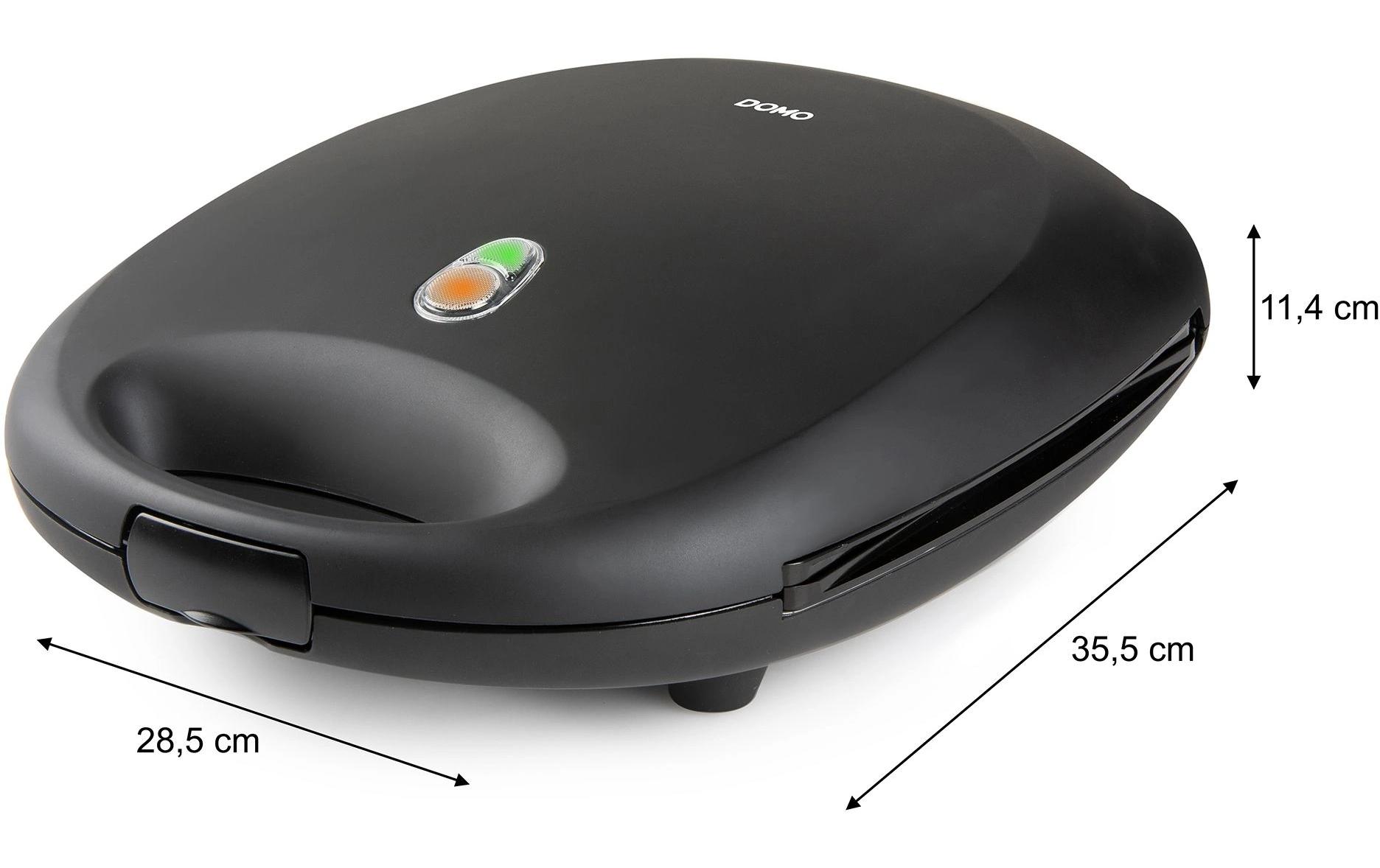 Domo Sandwichmaker und Waffeleisen Schwarz