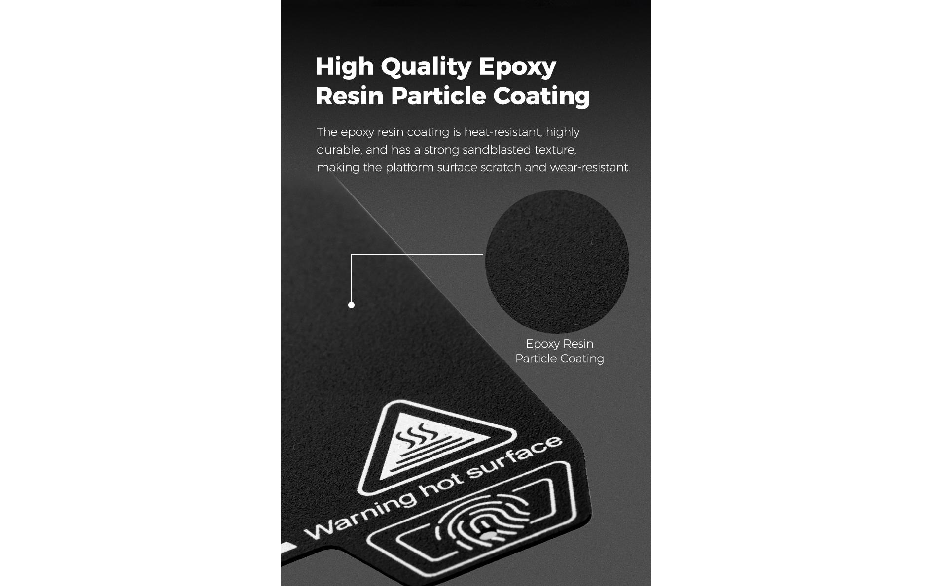 Creality K2 Plus Epoxy Resin Bauplatte