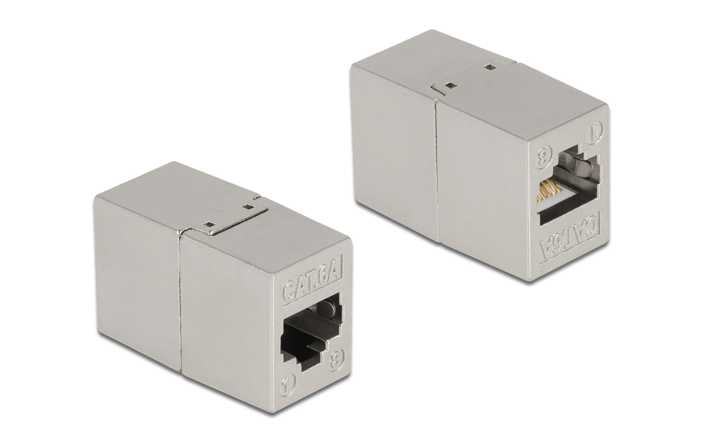 Delock Kupplung RJ45 - RJ45, Cat.6A, Metall 1 Stück