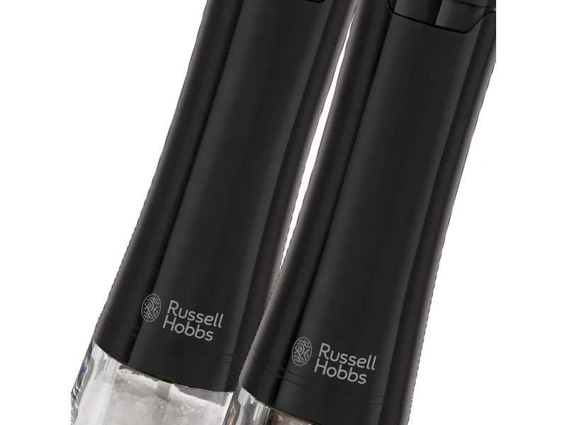 Russell Hobbs Salz- und Pfeffermühle 2 Stück, 23.3 cm, Schwarz Russell Hobbs Salz- und Pfeffermühle 2 Stück, 23.3 cm, Schwarz