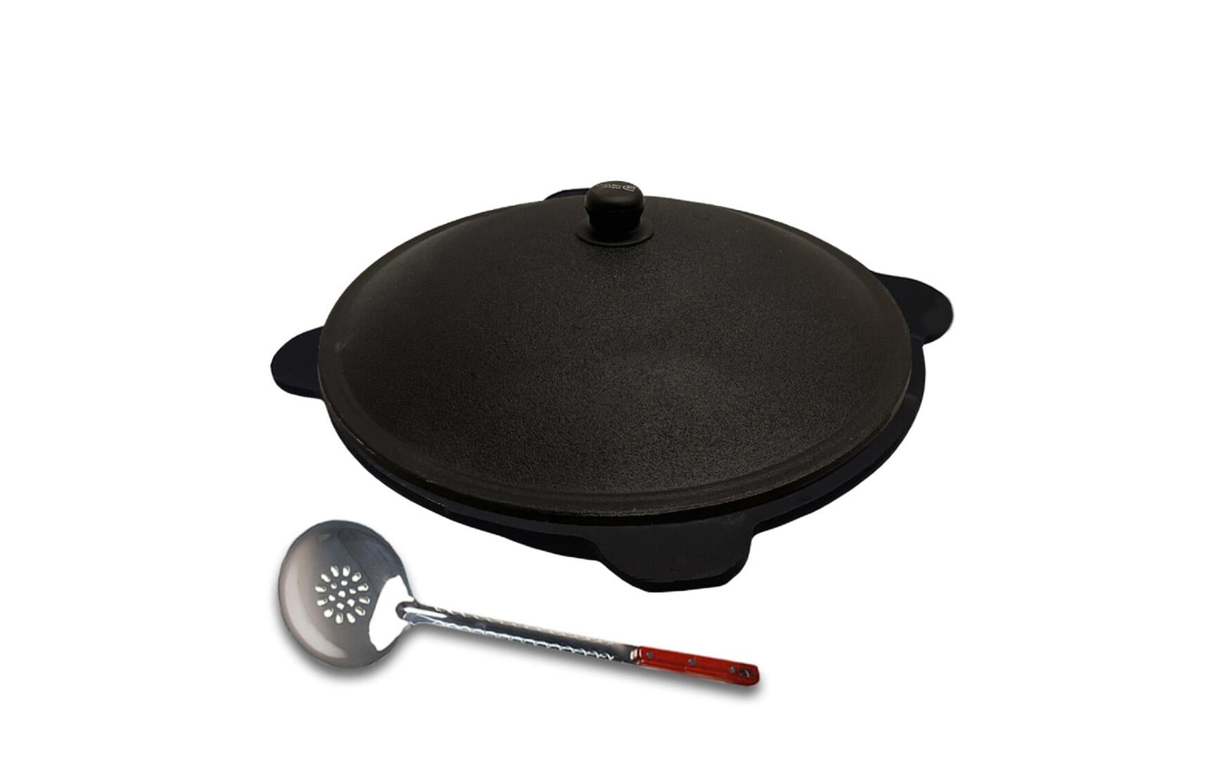 GRILLPETER Uzbekischer Kazan mit Schaumlöffel 22 L
