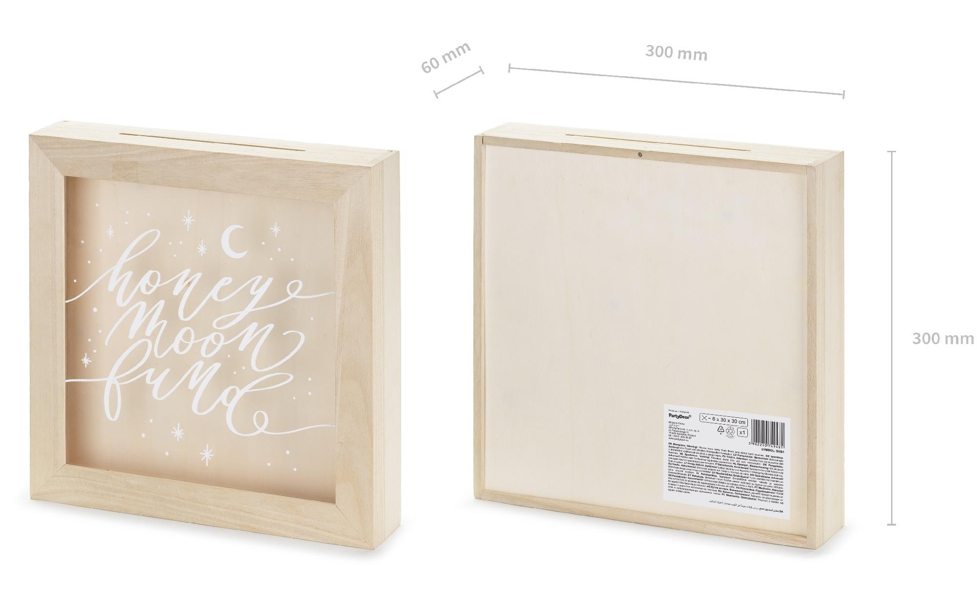 Partydeco Spardose Honeymoon Fund