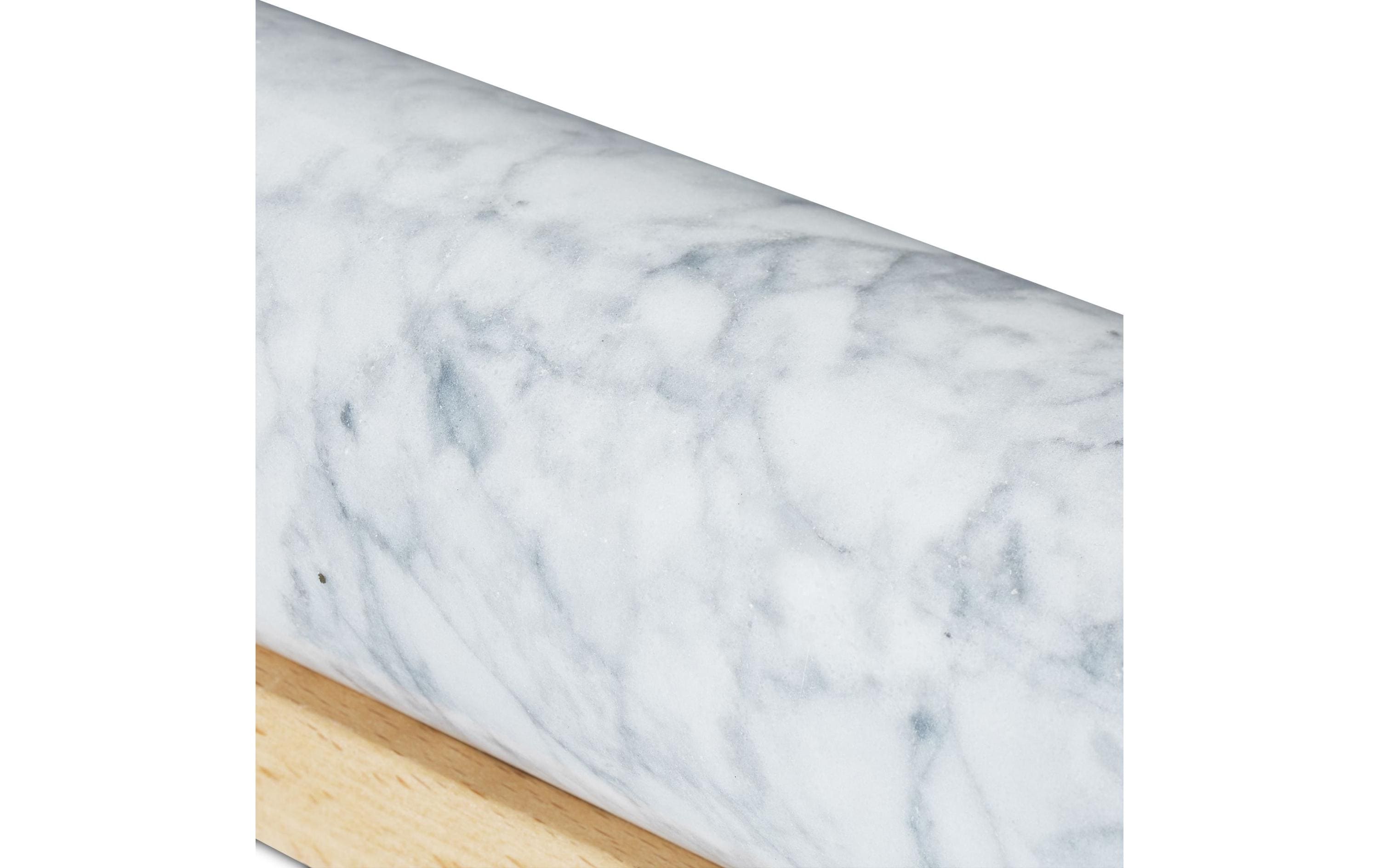 relaxdays Wallholz Nature/Weiss