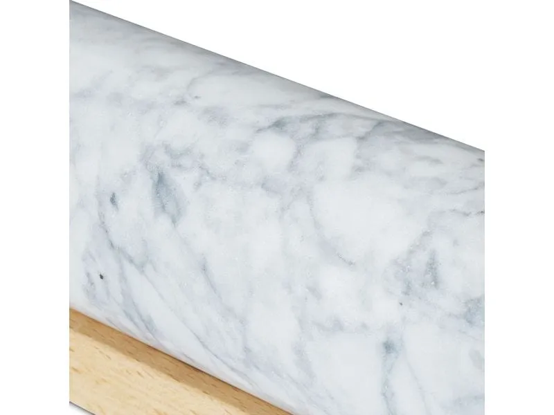 relaxdays Wallholz Nature/Weiss relaxdays Wallholz Nature/Weiss